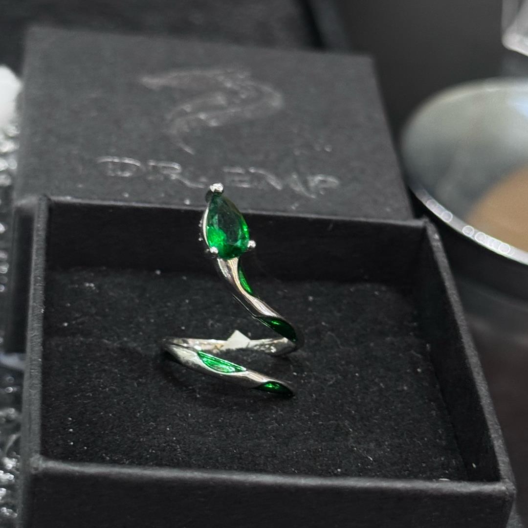 Nhẫn kiểu rắn mắt xanh metalic._thumbnail_3