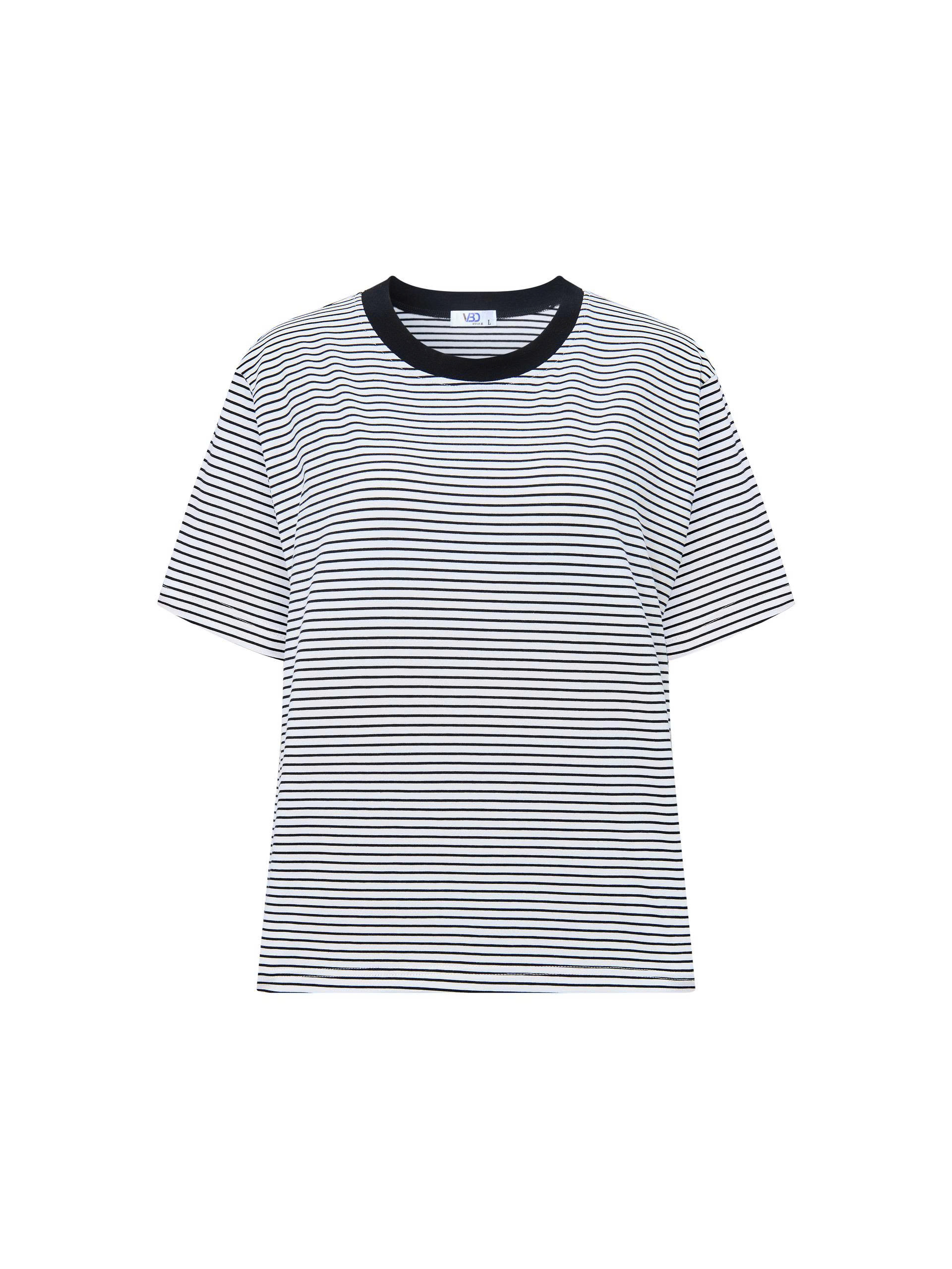 BIGSIZE -Áo thun sọc kiểu phối viền bigsize AK089 dành cho nàng béo