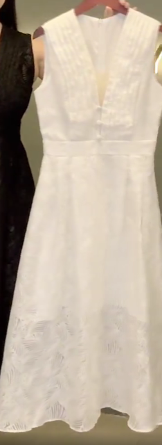 Đầm Xòe Cổ V Ren Nổi_thumbnail_9