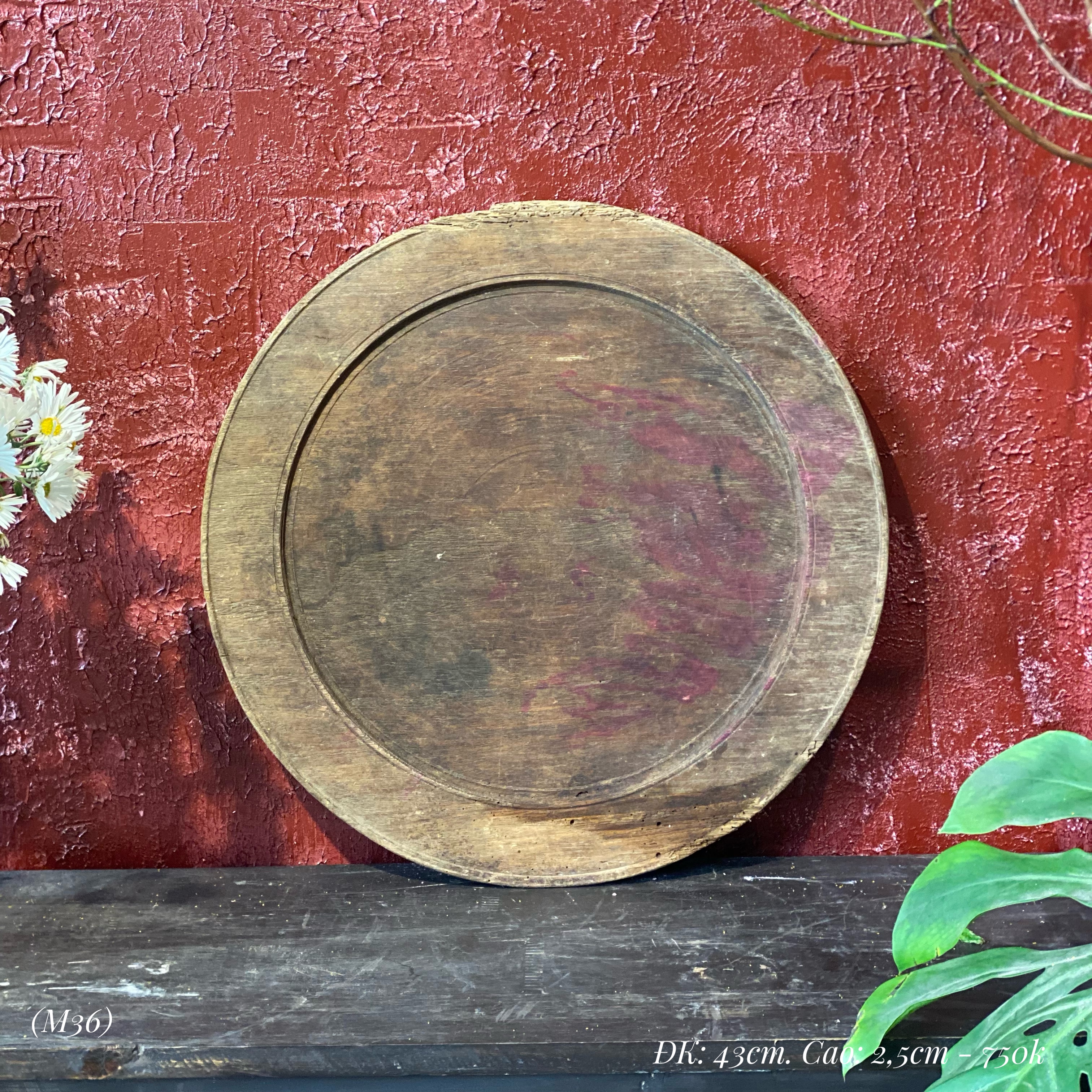 Mâm gỗ M36 - Đường kính 43cm