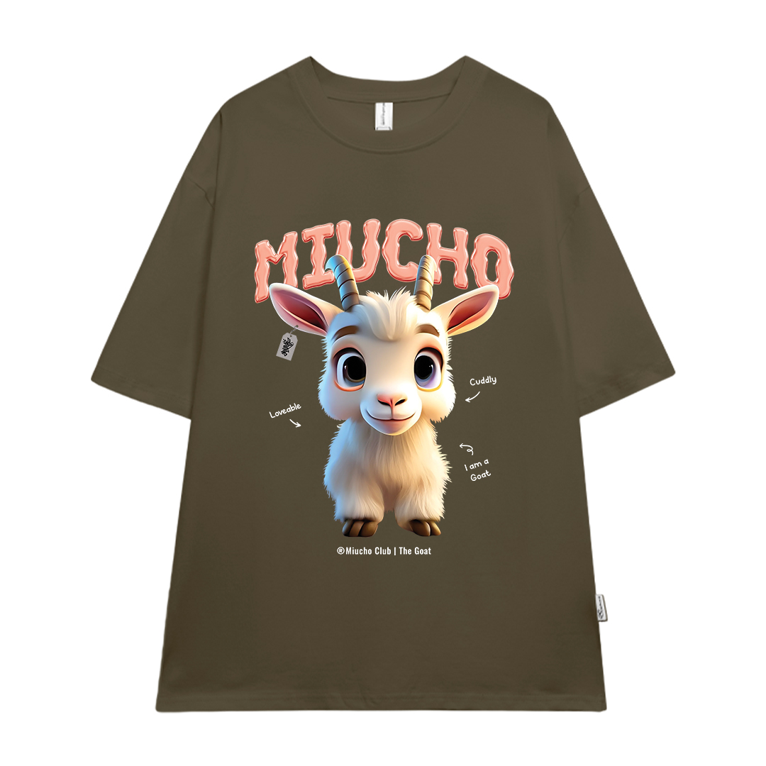 Áo thun form rộng 12 con giáp tuổi Mùi ATD1239 Miucho tay ngắn cổ tròn in mix_thumbnail_19