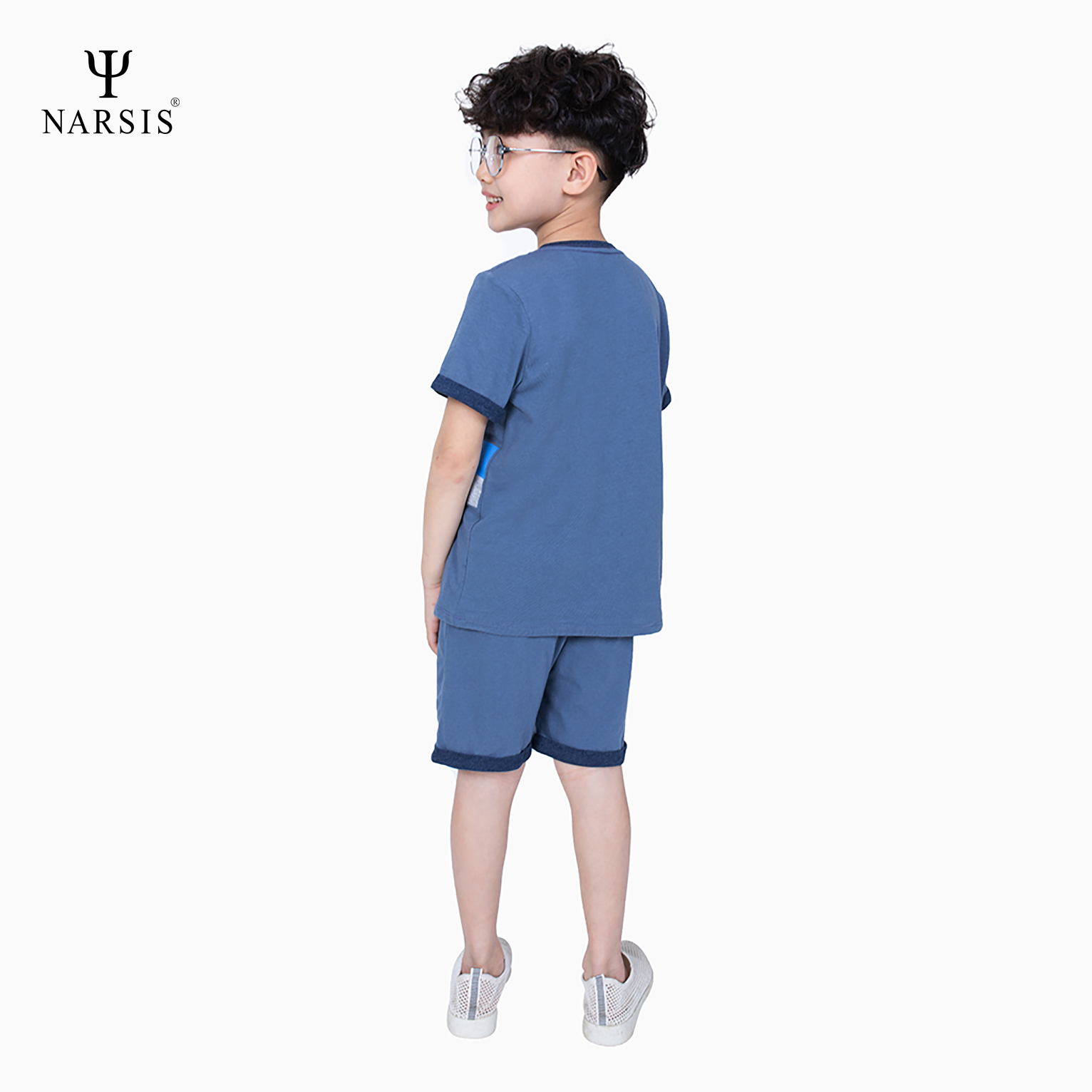 BỘ HÈ BÉ TRAI KE1025 NARSIS CHẤT LIỆU THOÁNG MÁT, DỄ CHỊU, THOẢI MÁI CẢ NGÀY, DỄ VẬN ĐỘNG