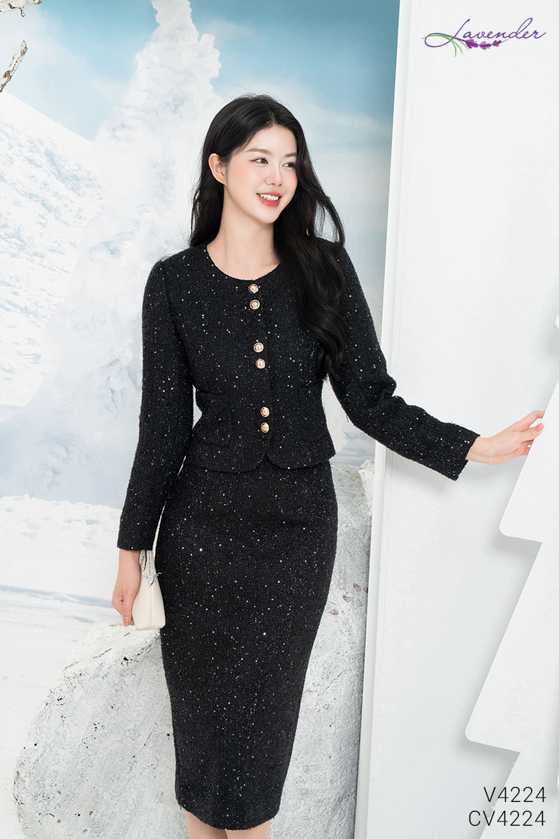 Áo dạ tweed cúc đôi V4224_thumbnail_7