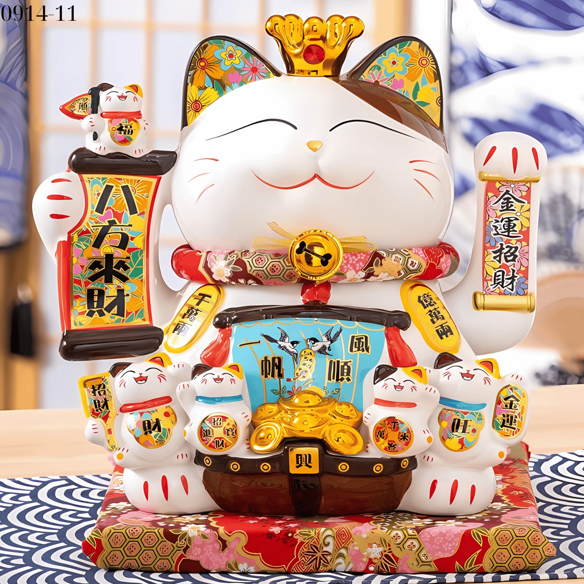 Mèo Thần Tài Vẫy Tay - Thuận Buồm