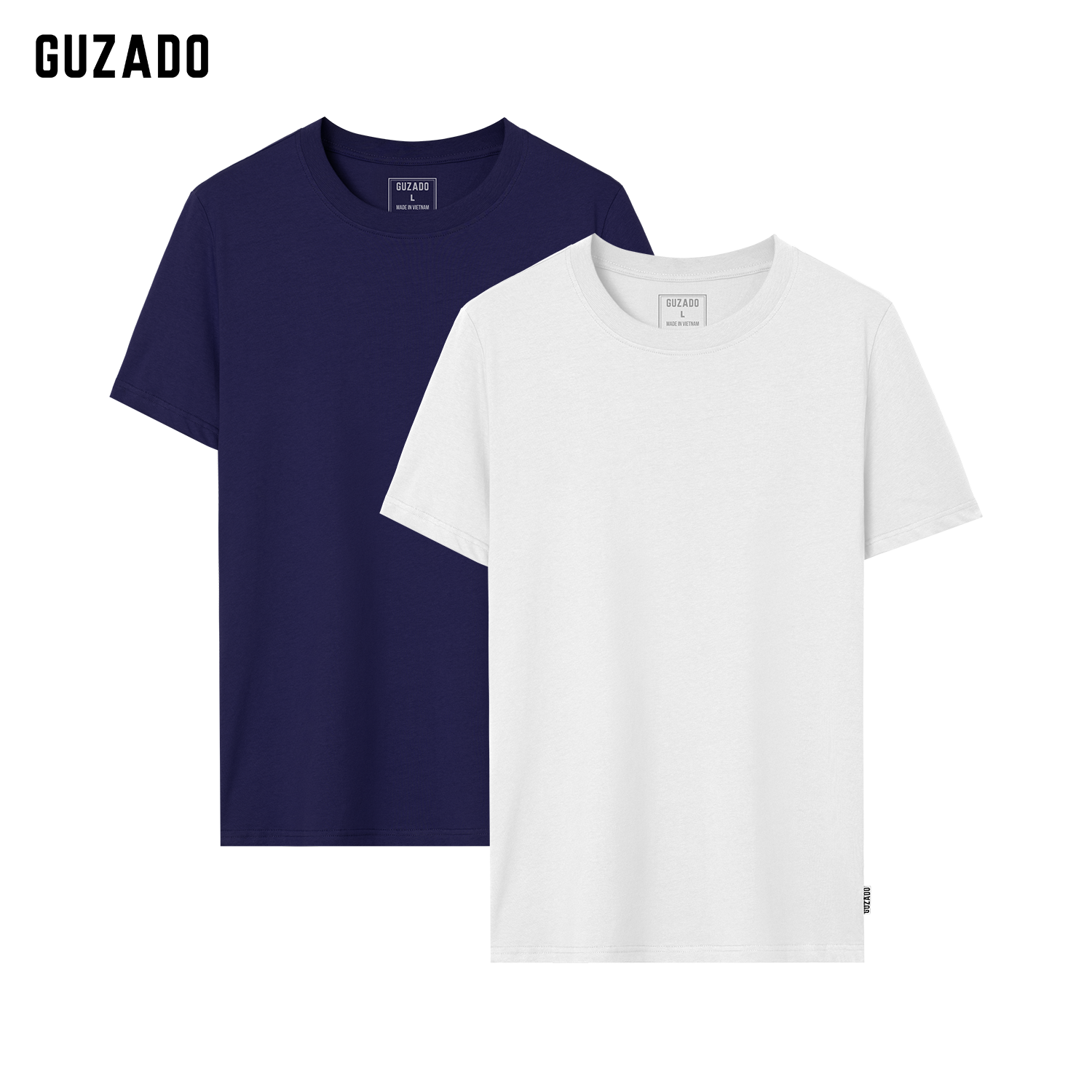 Combo 2 Áo Thun Nam GUZADO Vải Cotton 220gsm CB2GTS05_thumbnail_18