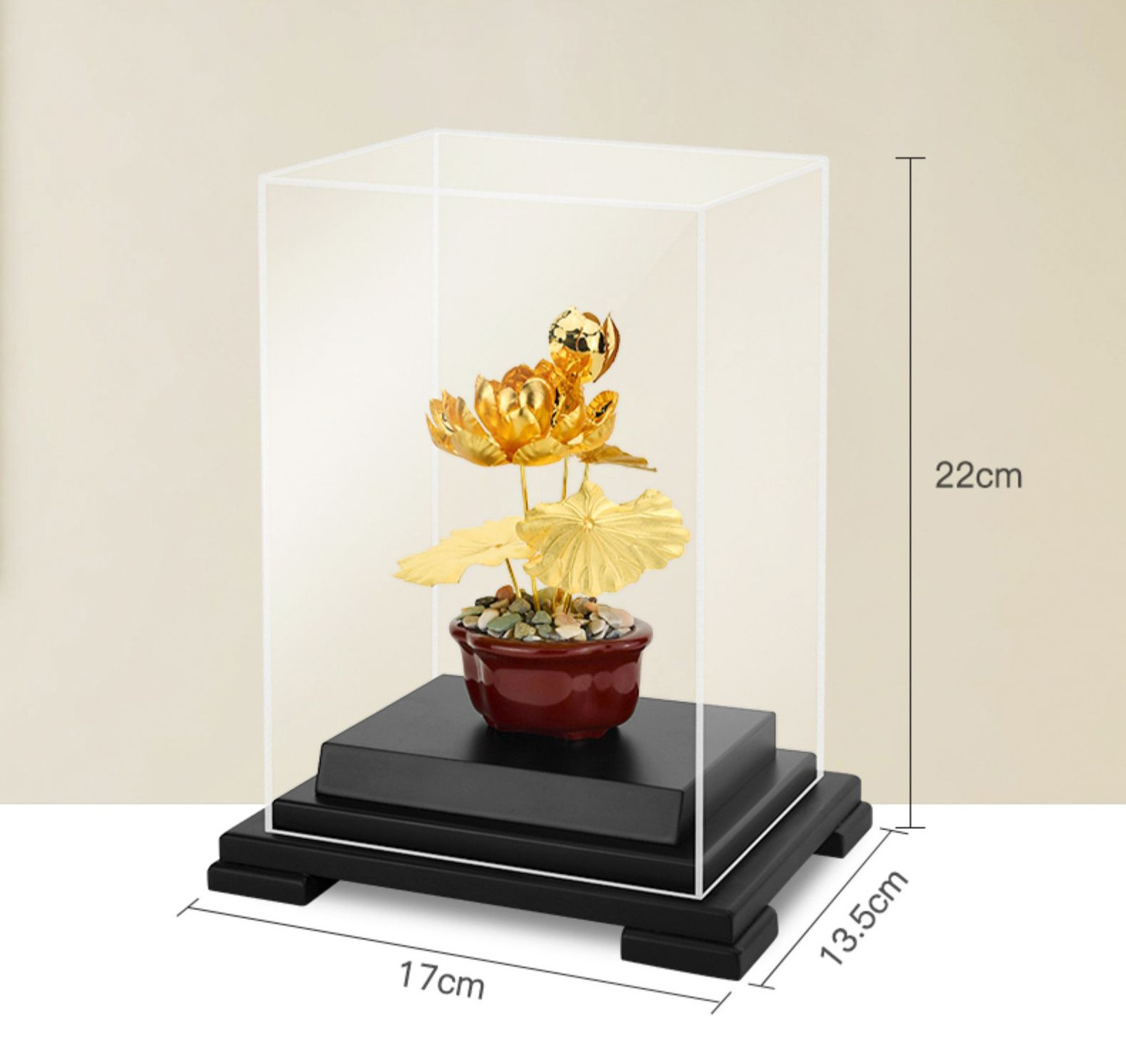 Hoa sen mạ vàng 24k _thumbnail_5