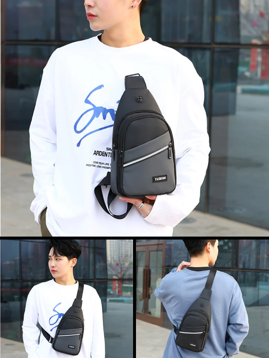 Túi đeo chéo nam mini chống nước thời trang Hàn Quốc đựng điện thoại đi chơi_thumbnail_1