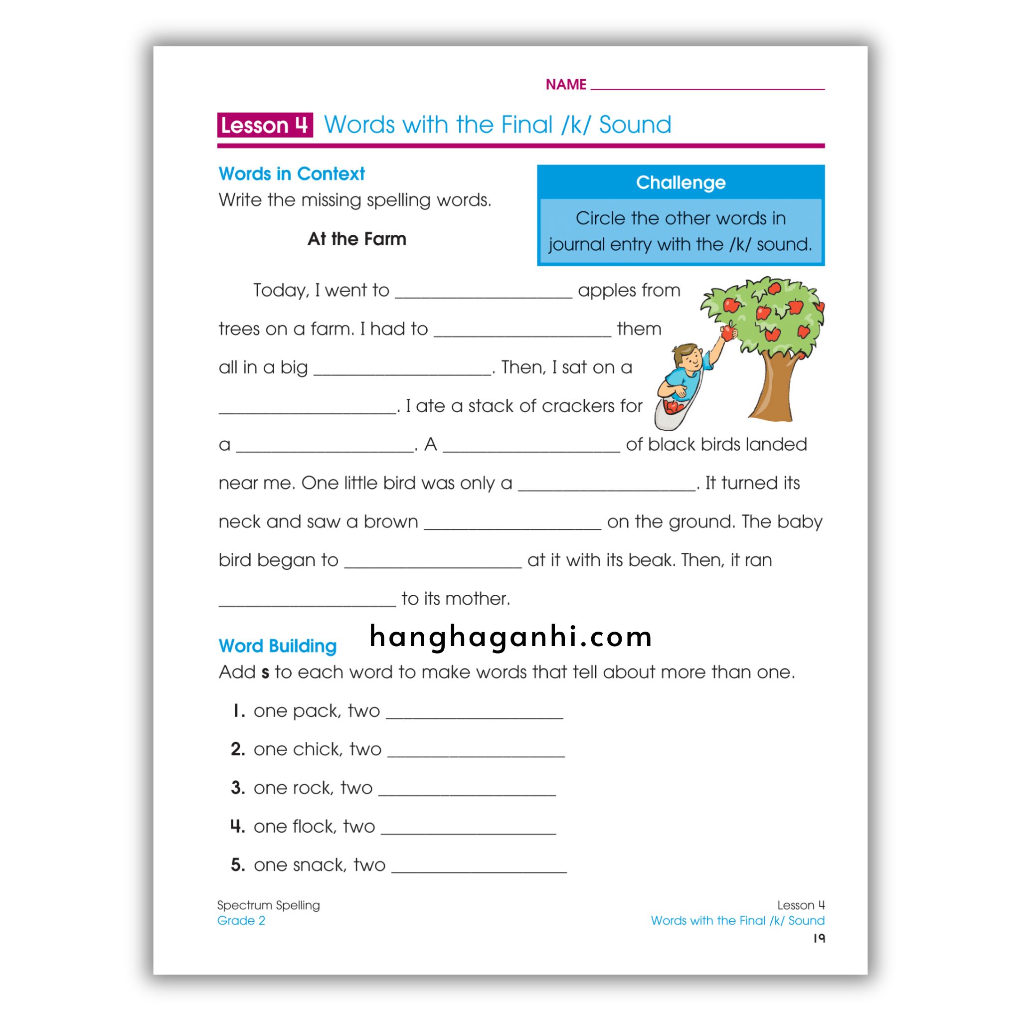 Sách Spectrum Spelling Workbook Grade 2_thumbnail_6