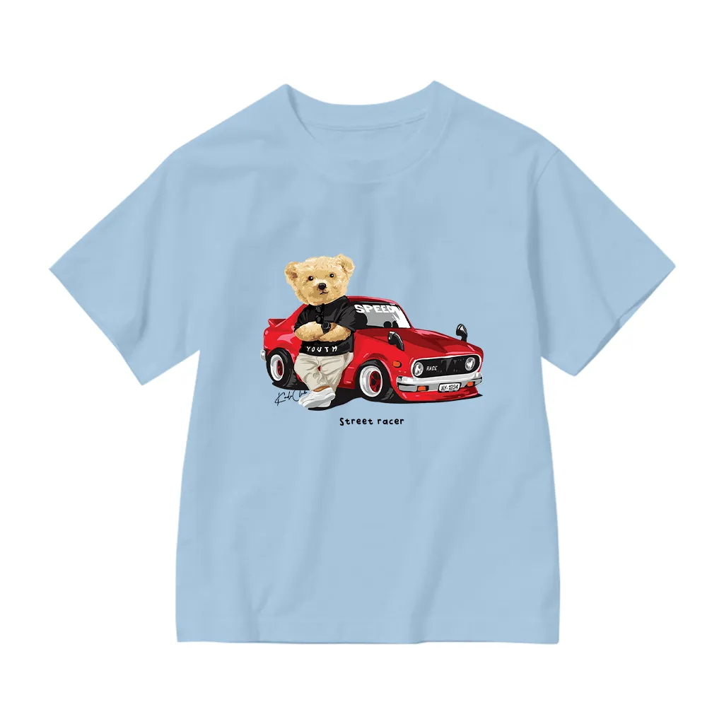 Áo thun kid form rộng bé trai Kado vải cotton thoáng mát thấm hút tốt cho bé Gấu Teddy 2916_thumbnail_11