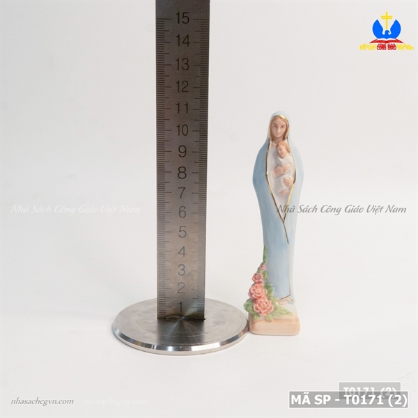 Tượng sứ Mẹ Thiên Chúa 11cm ✔_thumbnail_2