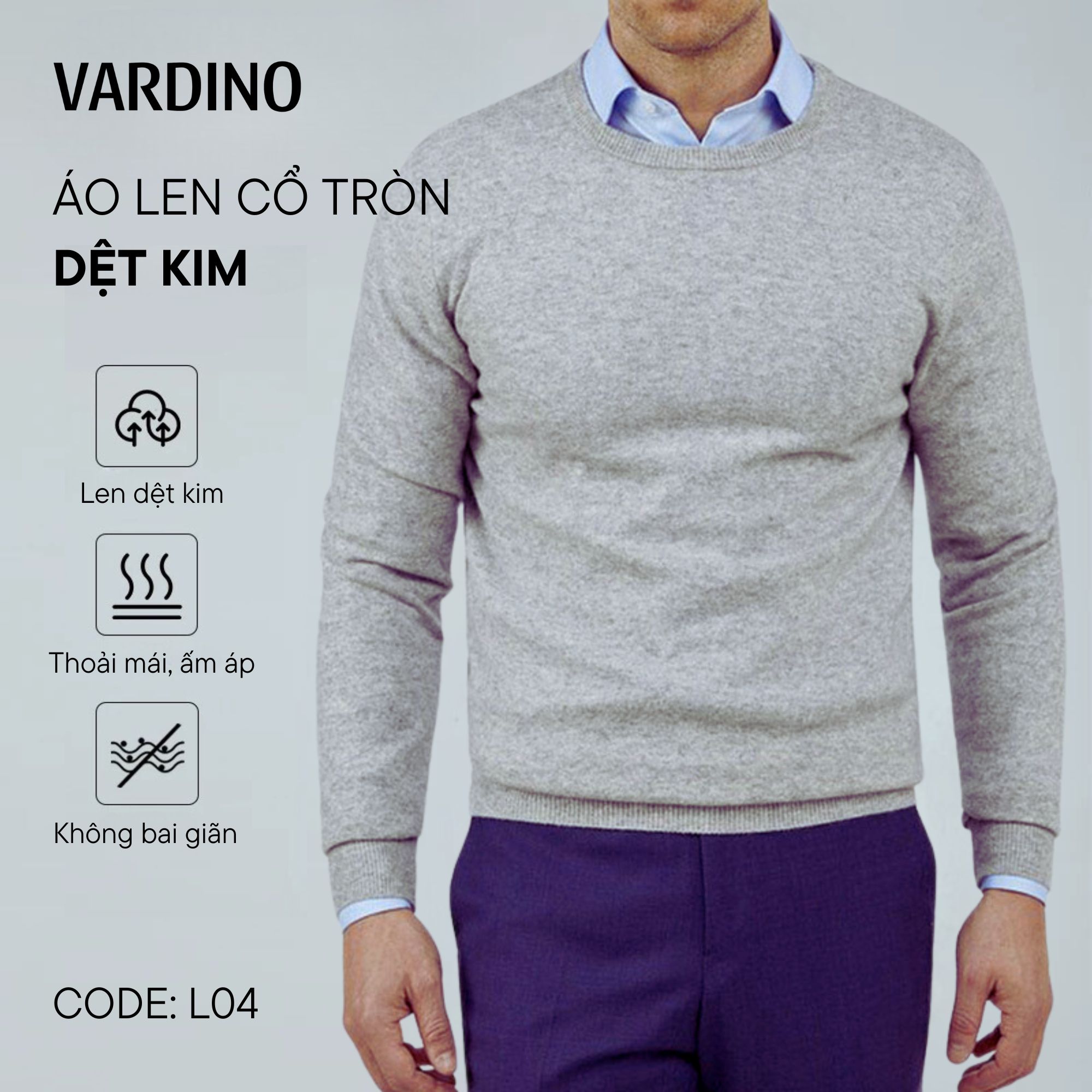 Áo len nam Vardino L04