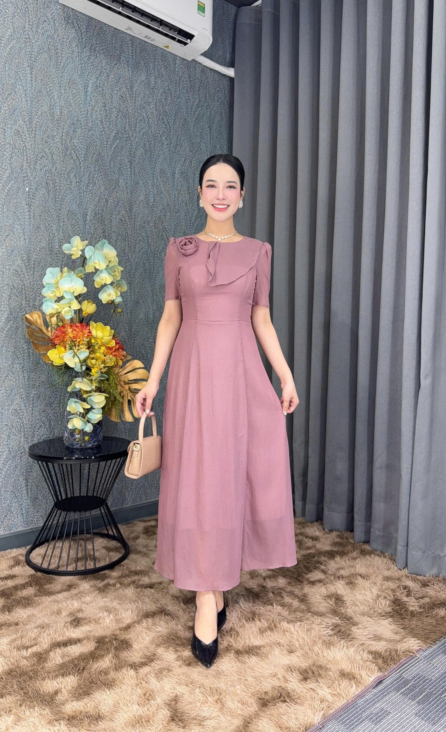 Đầm xòe - Y2058 - Thương hiệu Zonbig