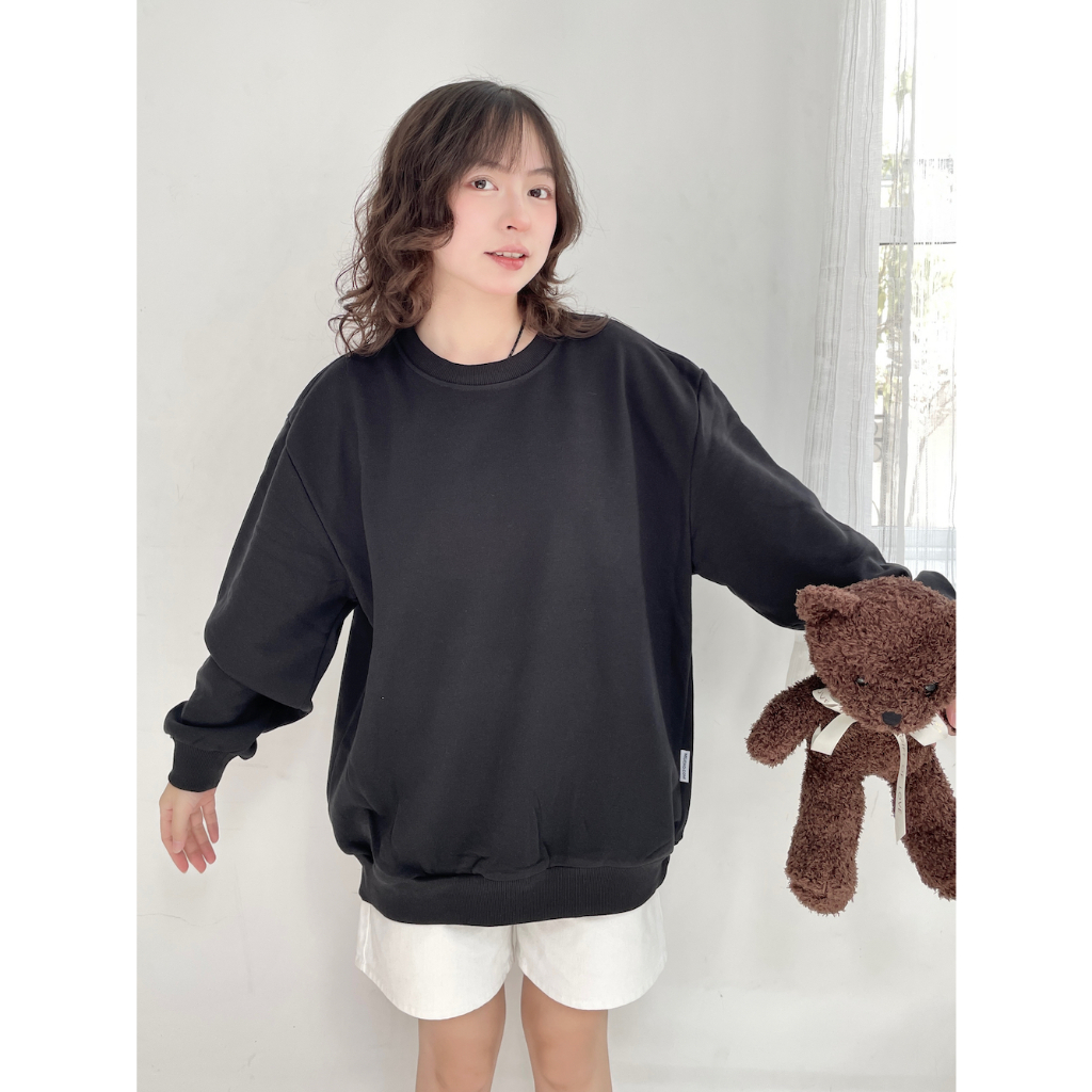 Áo sweater nữ form rộng STT01 Miucho vải chân cua in basic_thumbnail_4