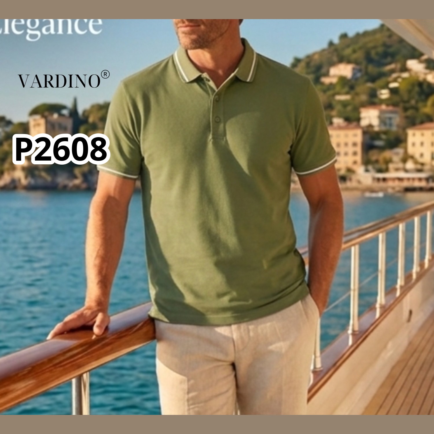 Áo polo nam Vardino P2608