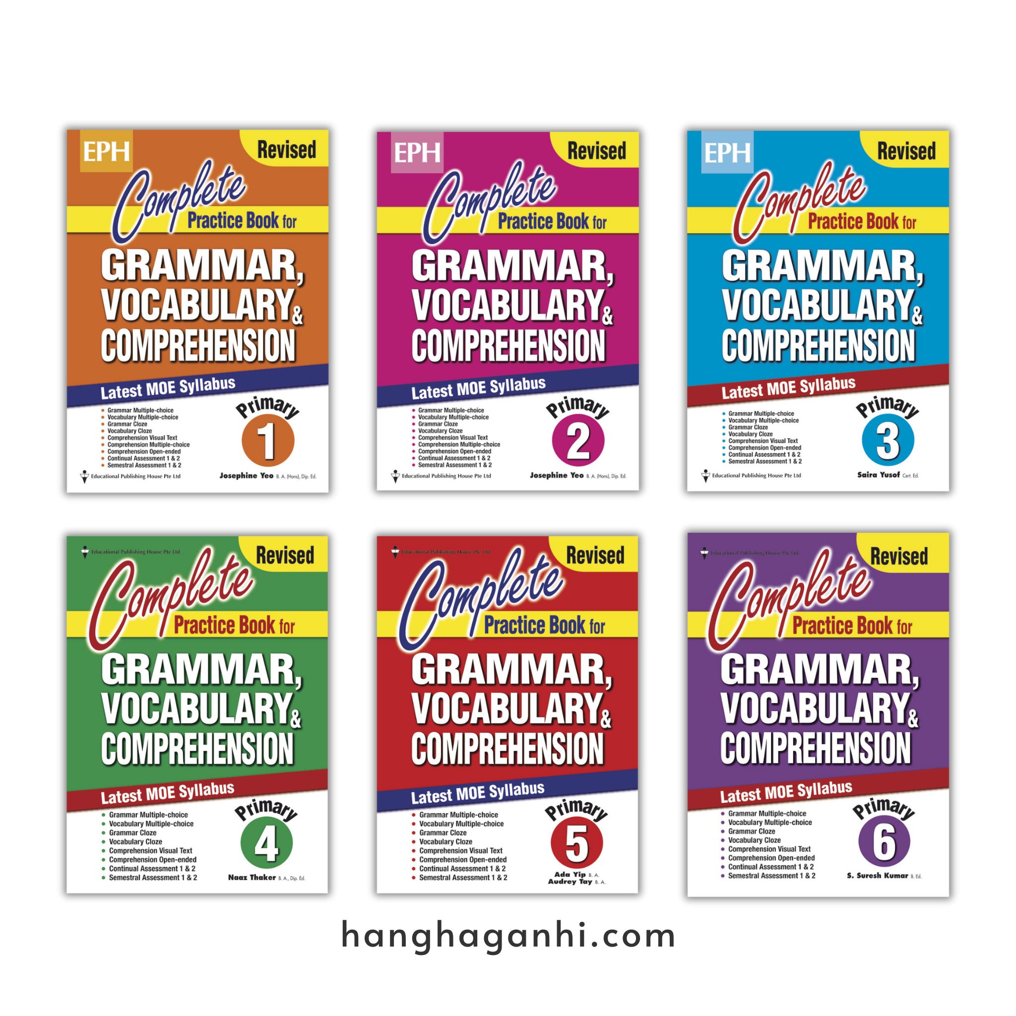Trọn Bộ Complete Practice Book for Grammar, Vocabulary & Comprehension Primary- 6 Books_thumbnail_0