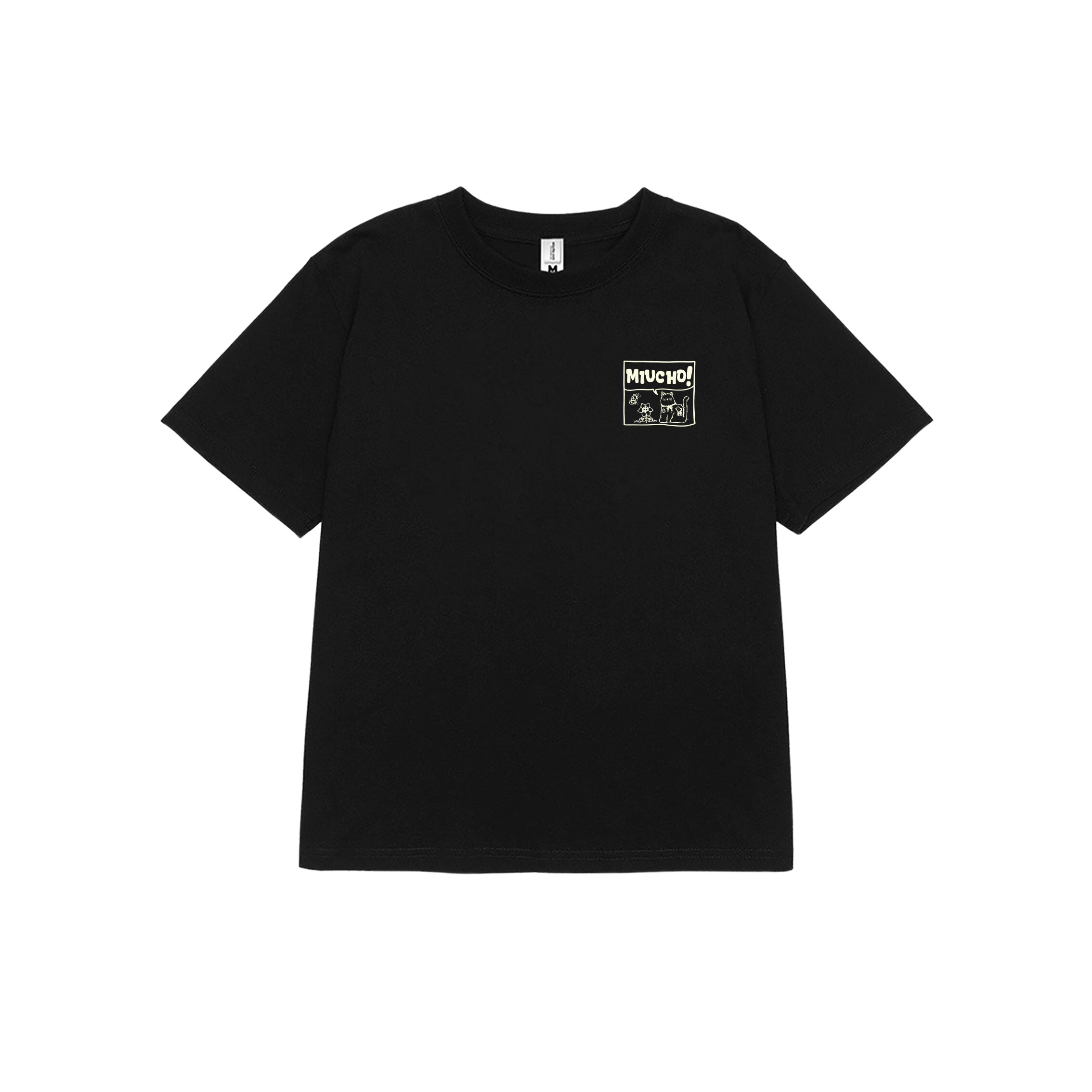 Áo baby tee form ôm dễ thương ABD1556 Miucho vải cotton co giãn cổ tròn in mix_thumbnail_10