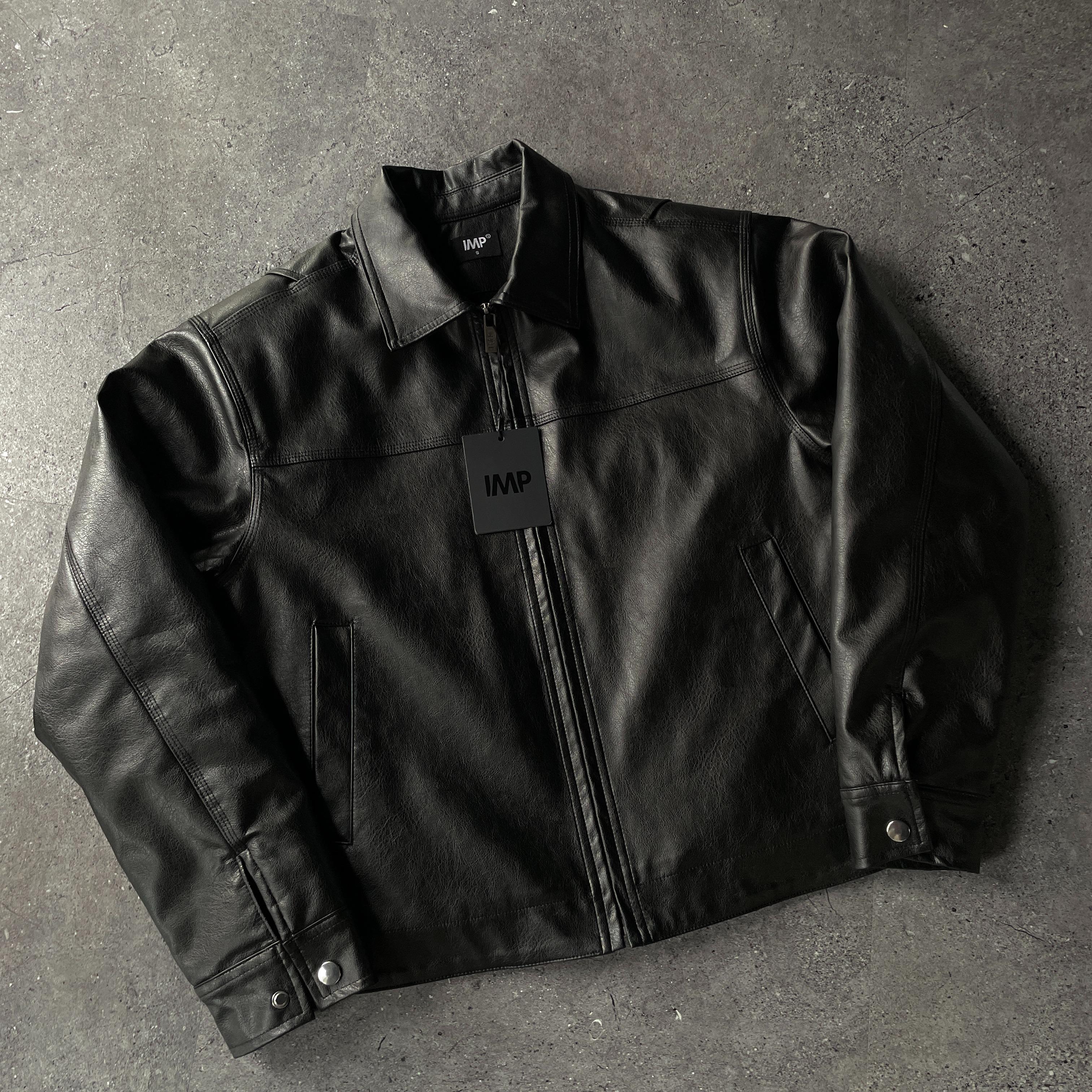 004 Jacket -Áo khoác da phai Leather Jacket phong cách lịch sự trẻ trung IMPERFECT - Bảo hành da 1 năm_thumbnail_2