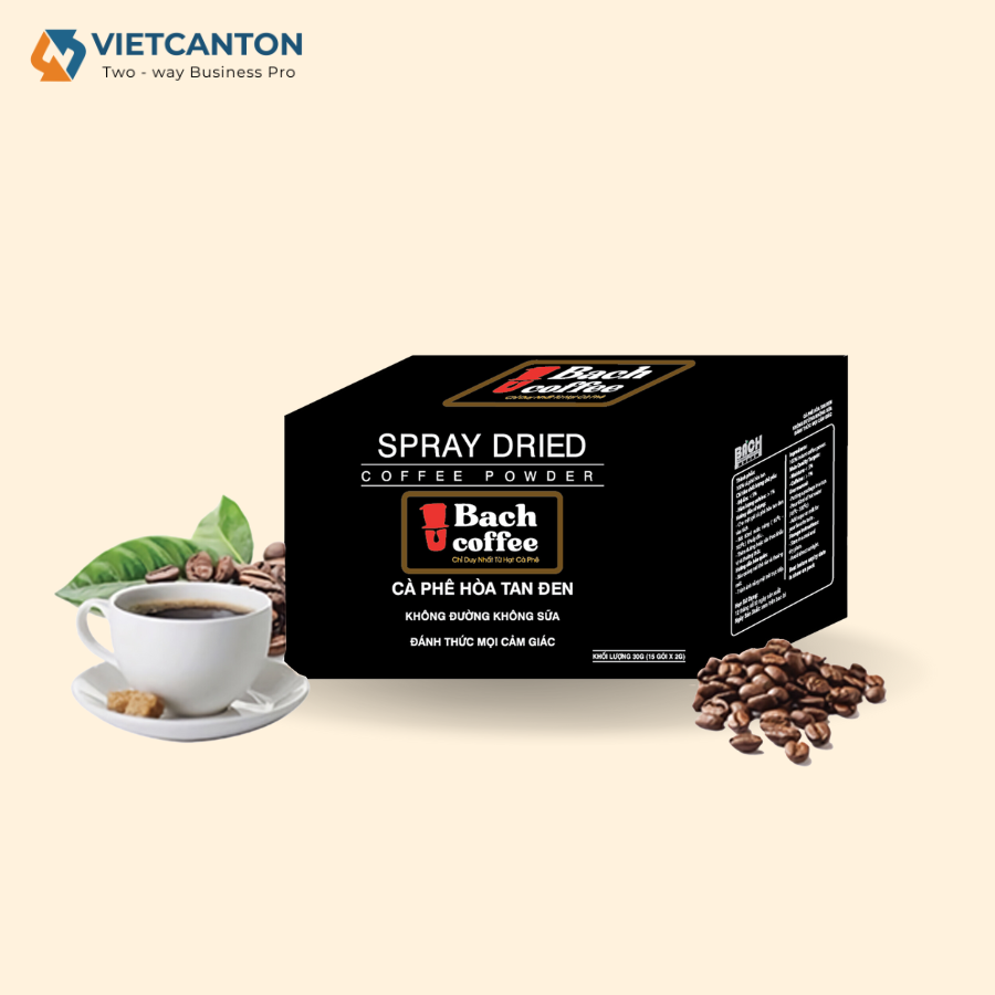 Cà phê Hòa Tan Đen (Không đường, Không sữa )