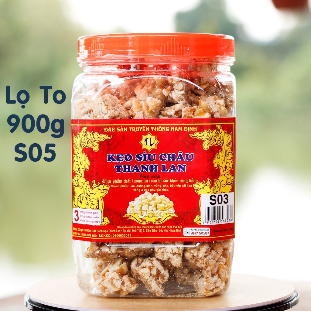 Kẹo lạc, Kẹo Sìu Châu Đặc sản Nam Định  - Chính hiệu Thanh Lan tổng hợp các loại kẹo sìu châu cực ngon