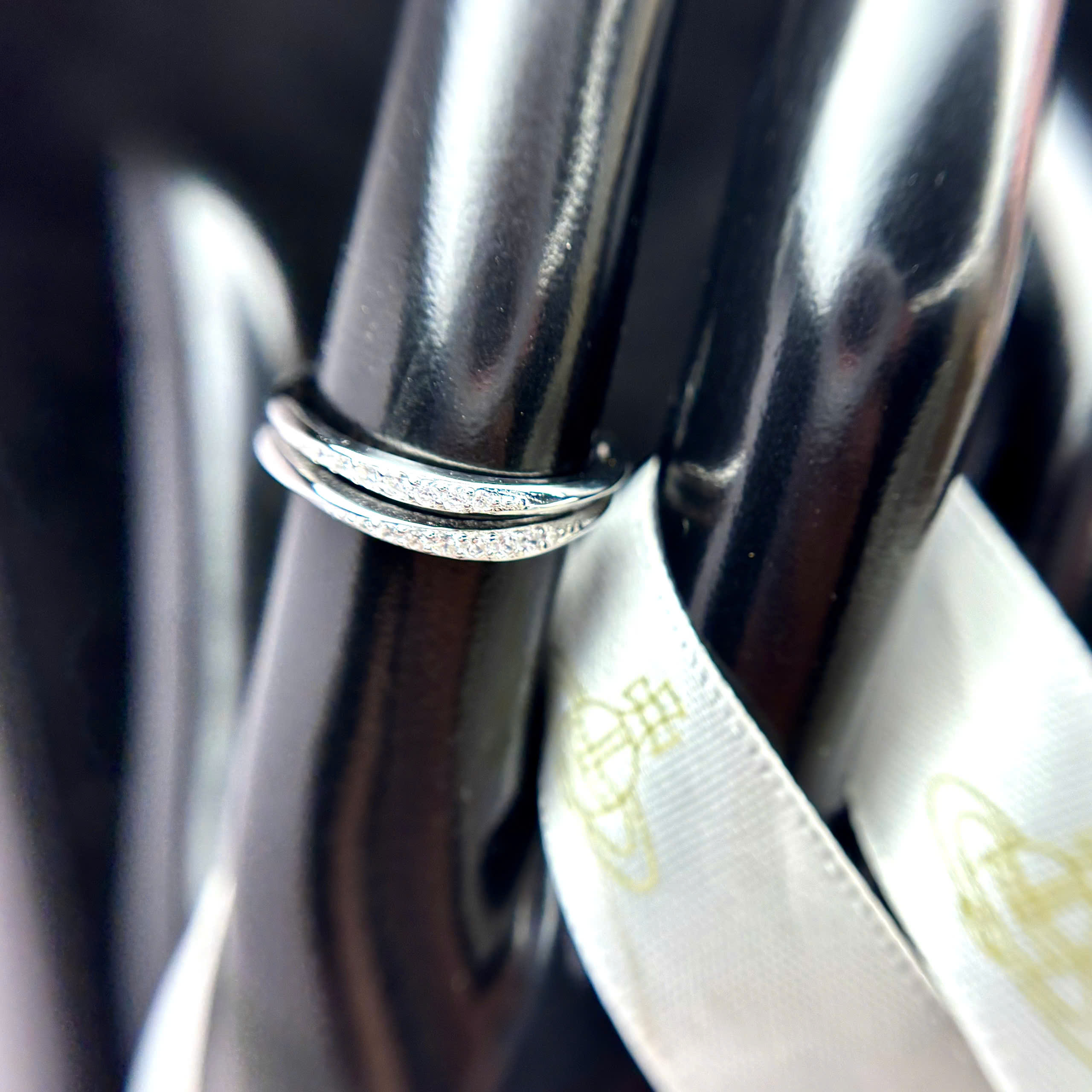 Nhẫn bạc xi bạch kim 2 lớp kim cương size 8_thumbnail_3