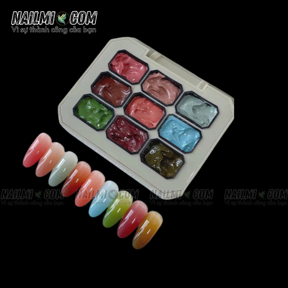 Sơn gel dặm ombre HUAXI 9 màu_thumbnail_0