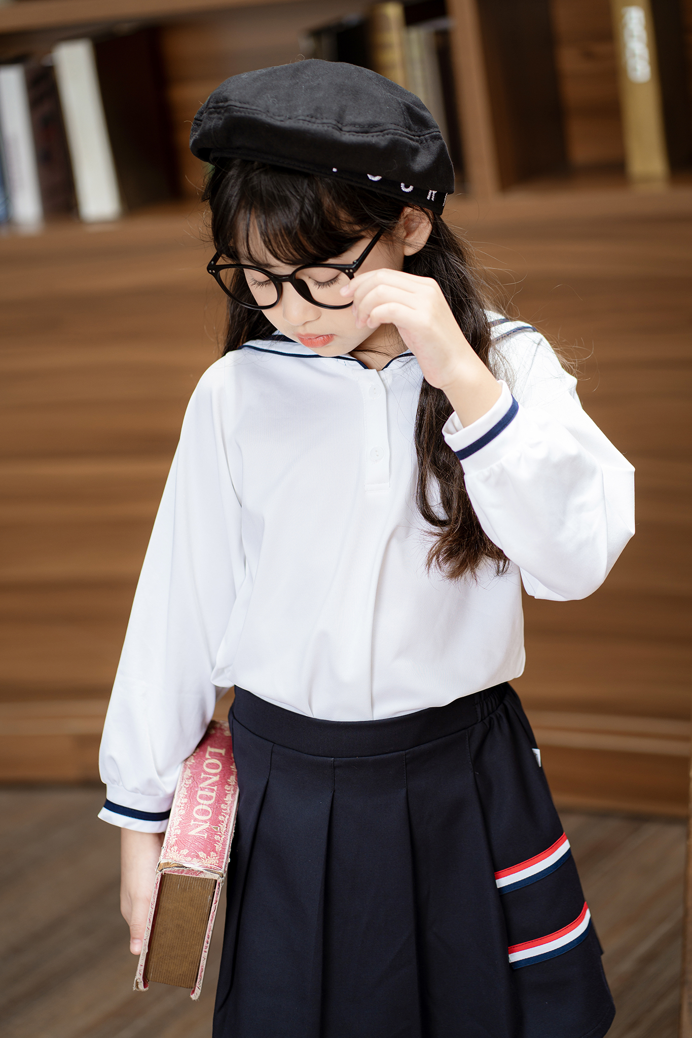 Áo polo dài tay cổ thuỷ thủ phối  viền_thumbnail_4