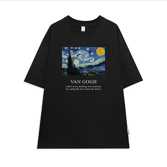 Áo thun unisex tay lỡ form rộng chất vải cotton mềm mại Miucho AT292 in graphic_thumbnail_9