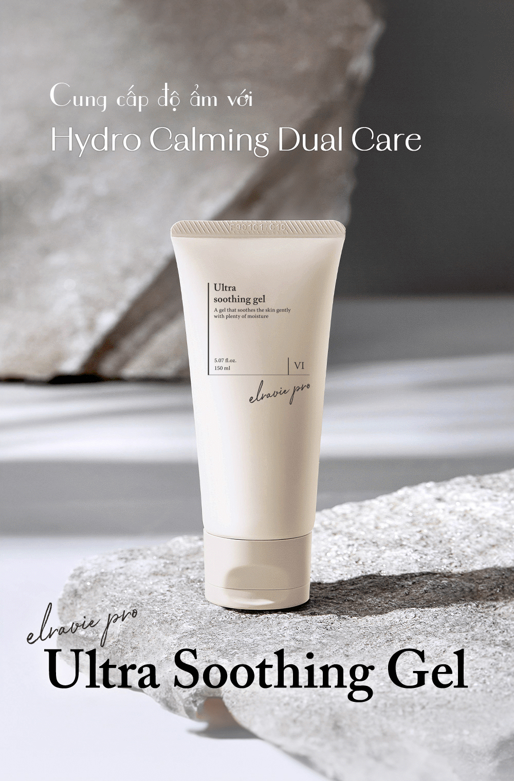 GEL Dưỡng Da Dưỡng Âm Dịu Nhẹ Phục Hồi Se Khít Lỗ Chân Lông Elravie Pro Ultra Soothing 150ml_thumbnail_2