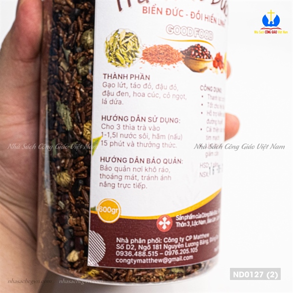 Trà thảo dược gạo lứt táo đỏ 600g - Dòng Biển Đức_thumbnail_2