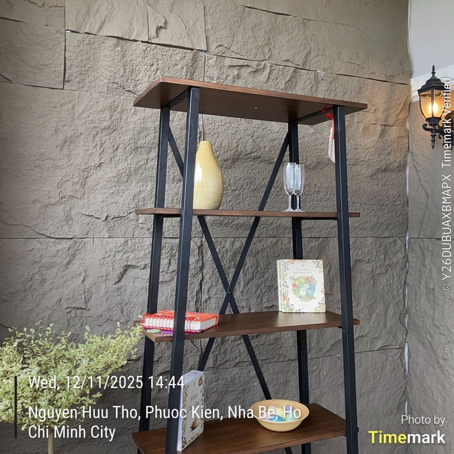 KỆ TRANG TRÍ 4 TẦNG CHỮ A INSPIRE Q MÀU NÂU_thumbnail_4