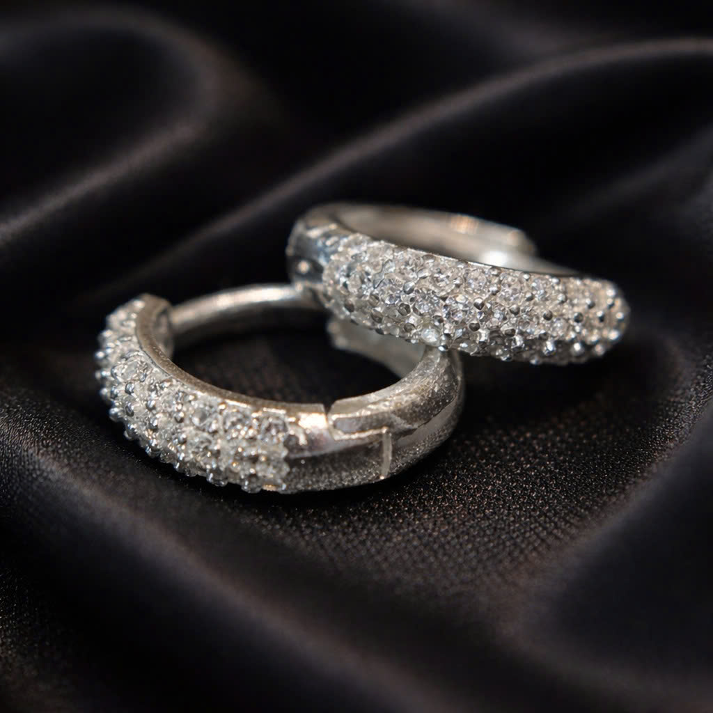 Khuyên vòng bạc nửa vòng đá-10 mm-2 mm_thumbnail_2