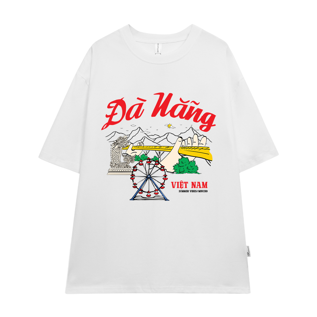 Áo thun du lịch Đà Nẵng ATD1262 Miucho vải cotton thoáng mát in mix_thumbnail_0