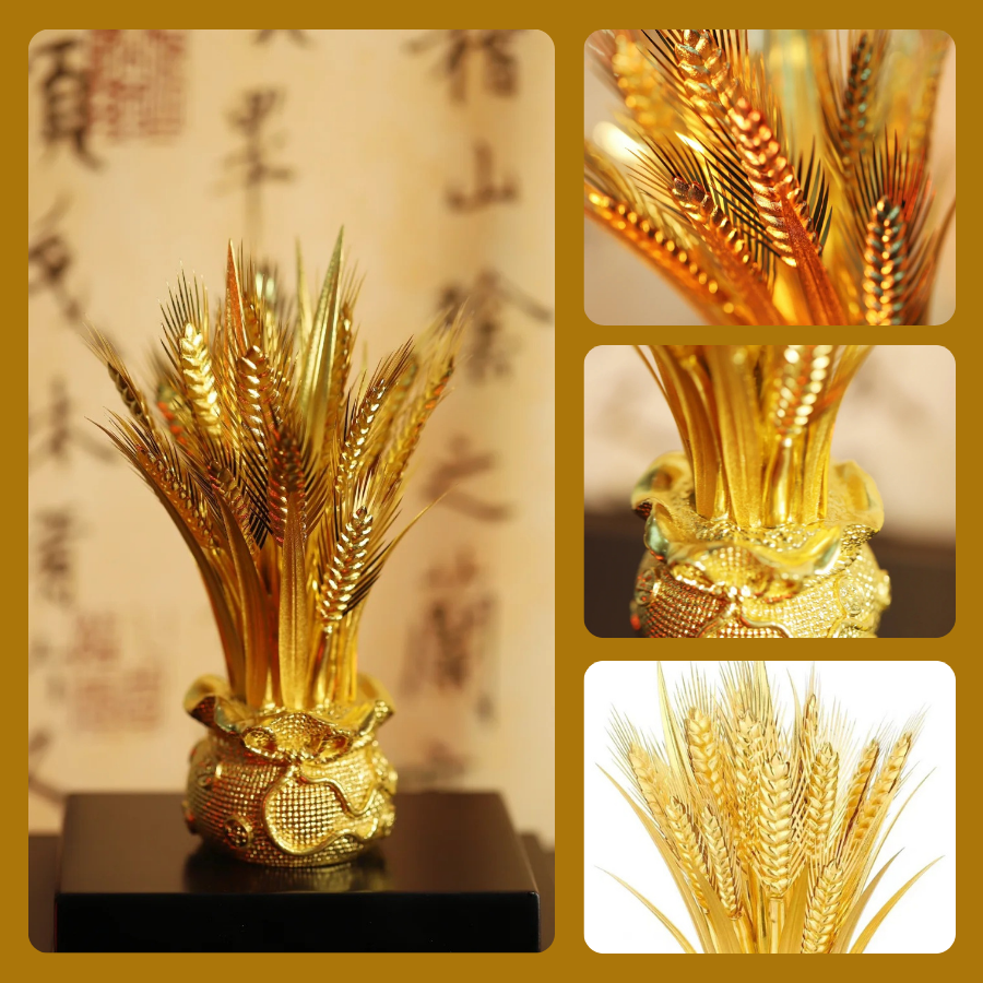BÔNG LÚA MẠ VÀNG 24K 17x14x22cm_thumbnail_3