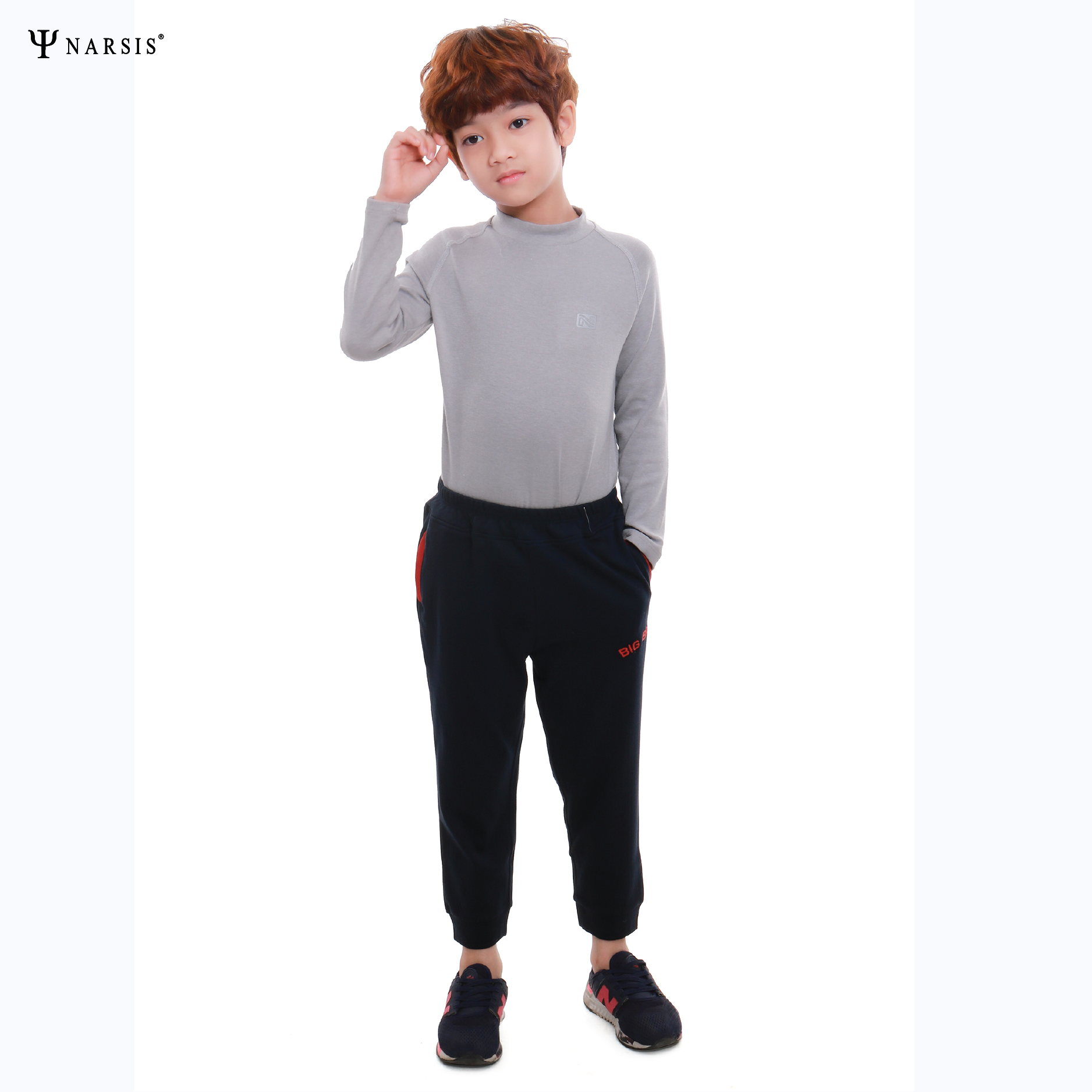 QUẦN THU ĐÔNG BÉ TRAI KG9009 NARSIS CHẤT LIỆU THOÁNG MÁT, DỄ CHỊU, THOẢI MÁI CẢ NGÀY, DỄ VẬN ĐỘNG