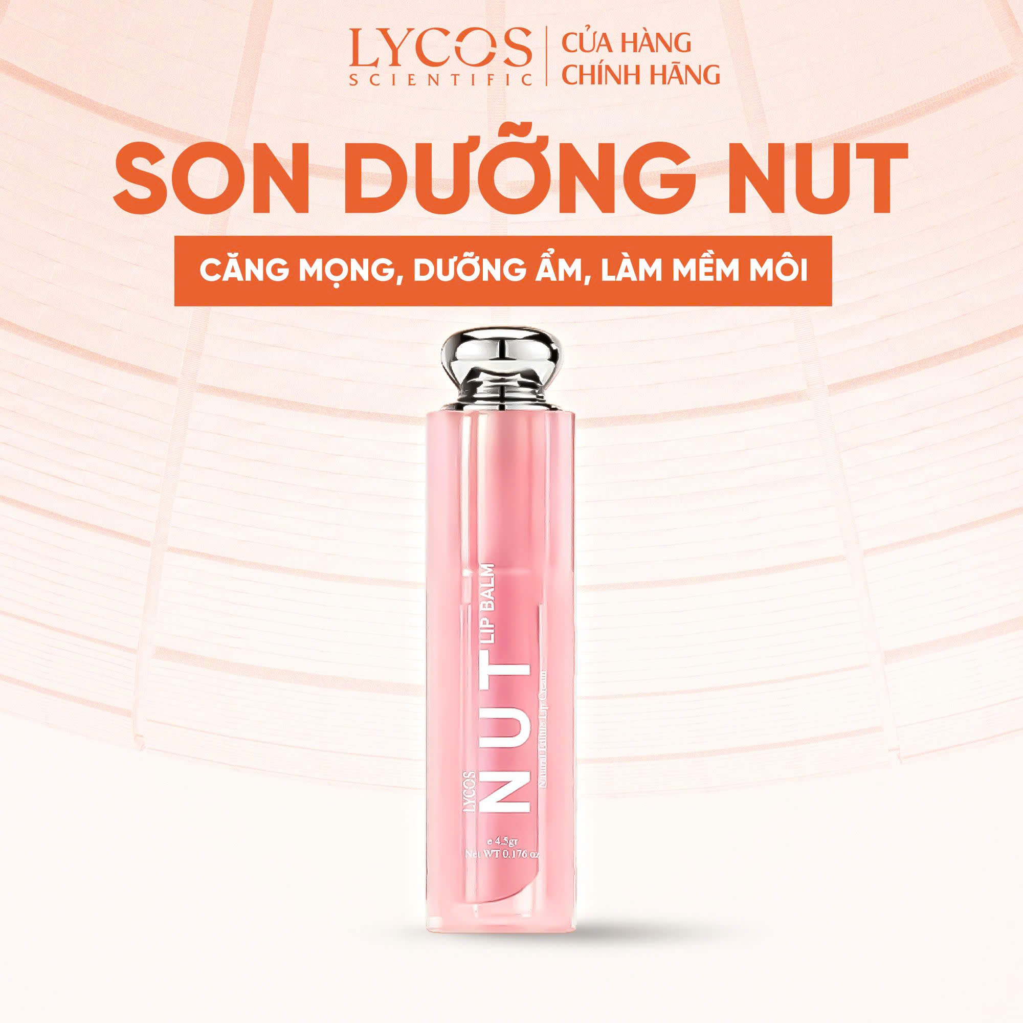 Son Dưỡng LYCOS Lip Balm Nut Dưỡng Ẩm, Làm Mềm & Cho Đôi Môi Tươi Tắn 10g_thumbnail_1