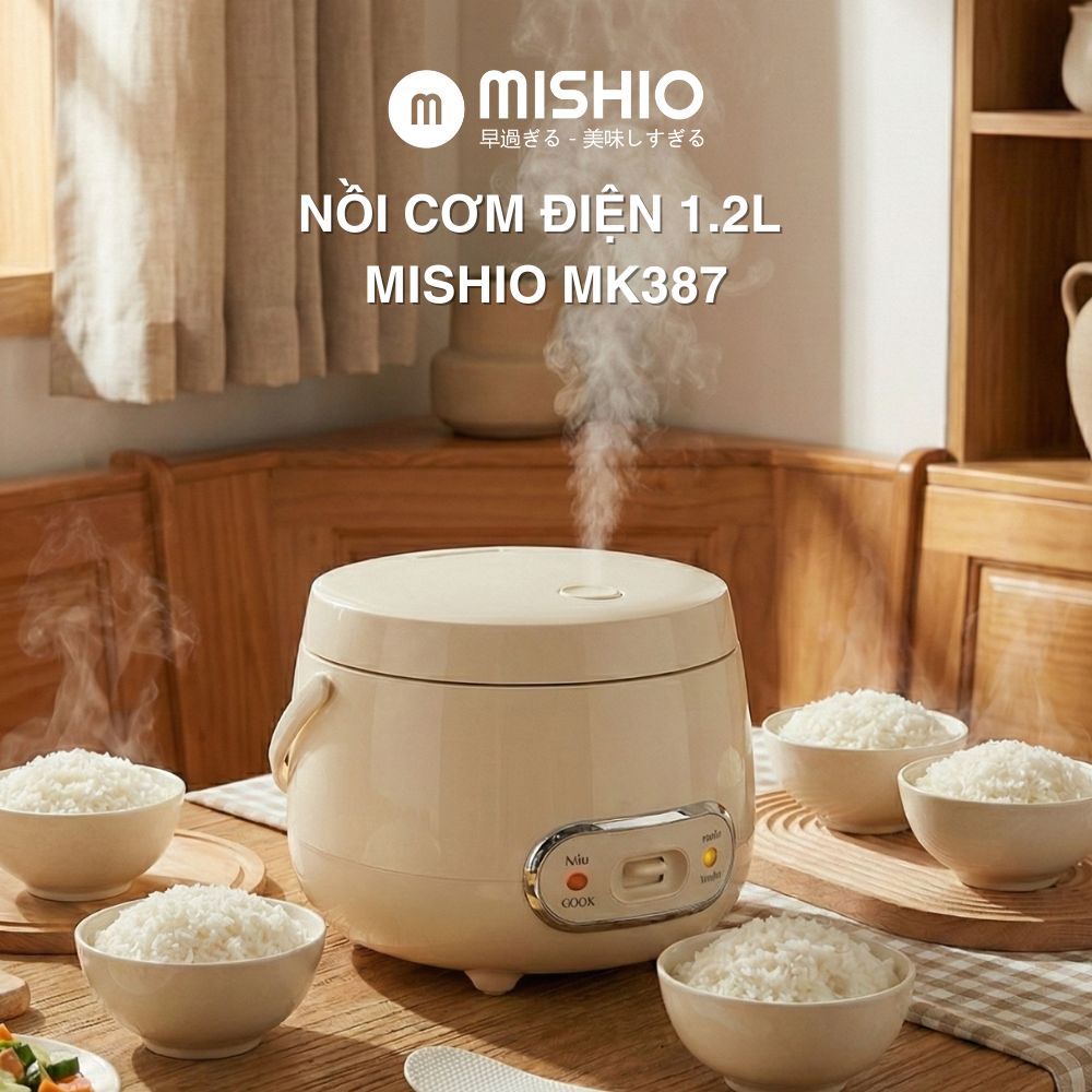 Nồi Cơm Niêu Bằng Điện Mishio Dung Tích 1.8 Lít, Lòng Nồi Siêu Dày, Nấu Cơm Siêu Ngon, Giá Siêu Rẻ_thumbnail_3