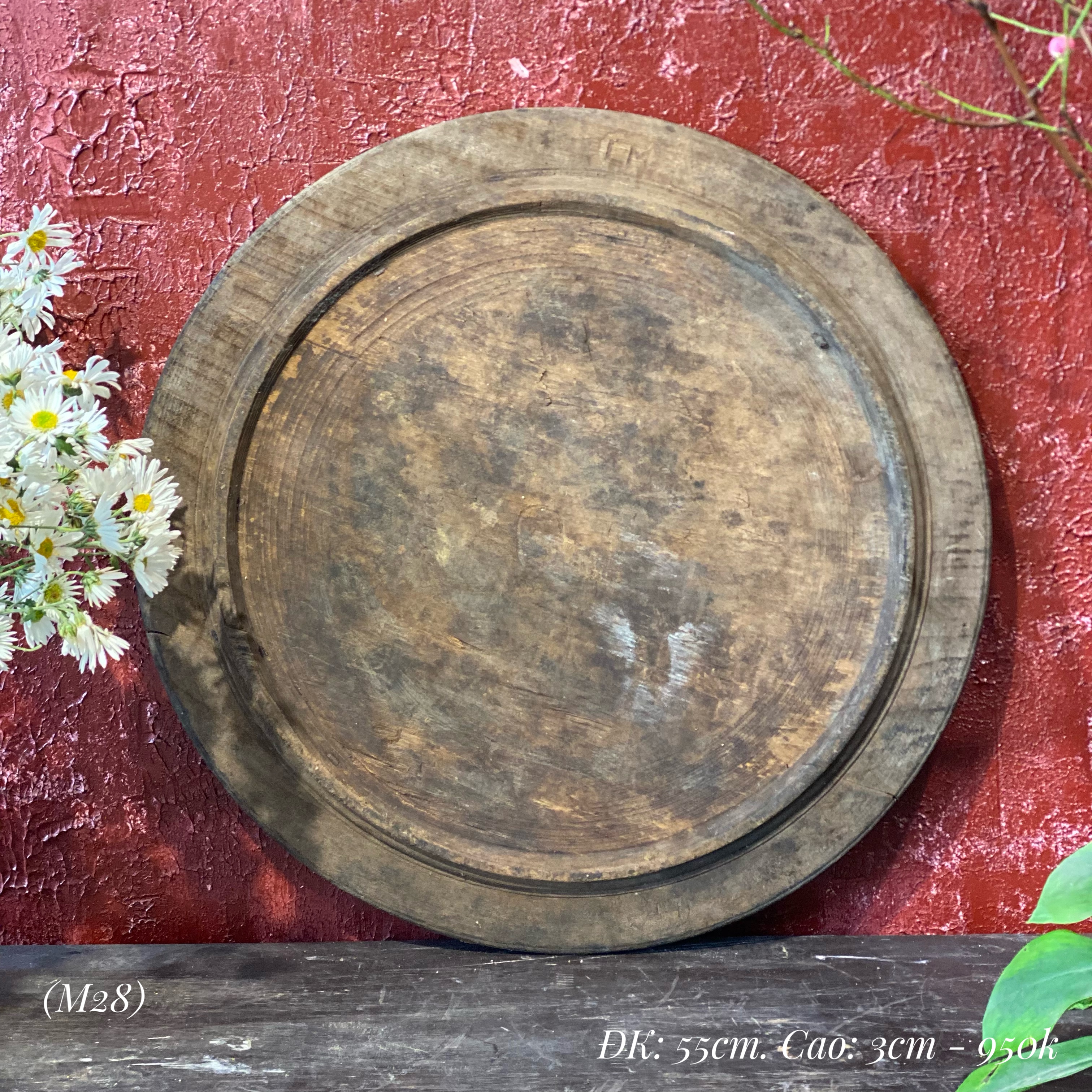 Mâm gỗ M28 - Đường kính 55cm