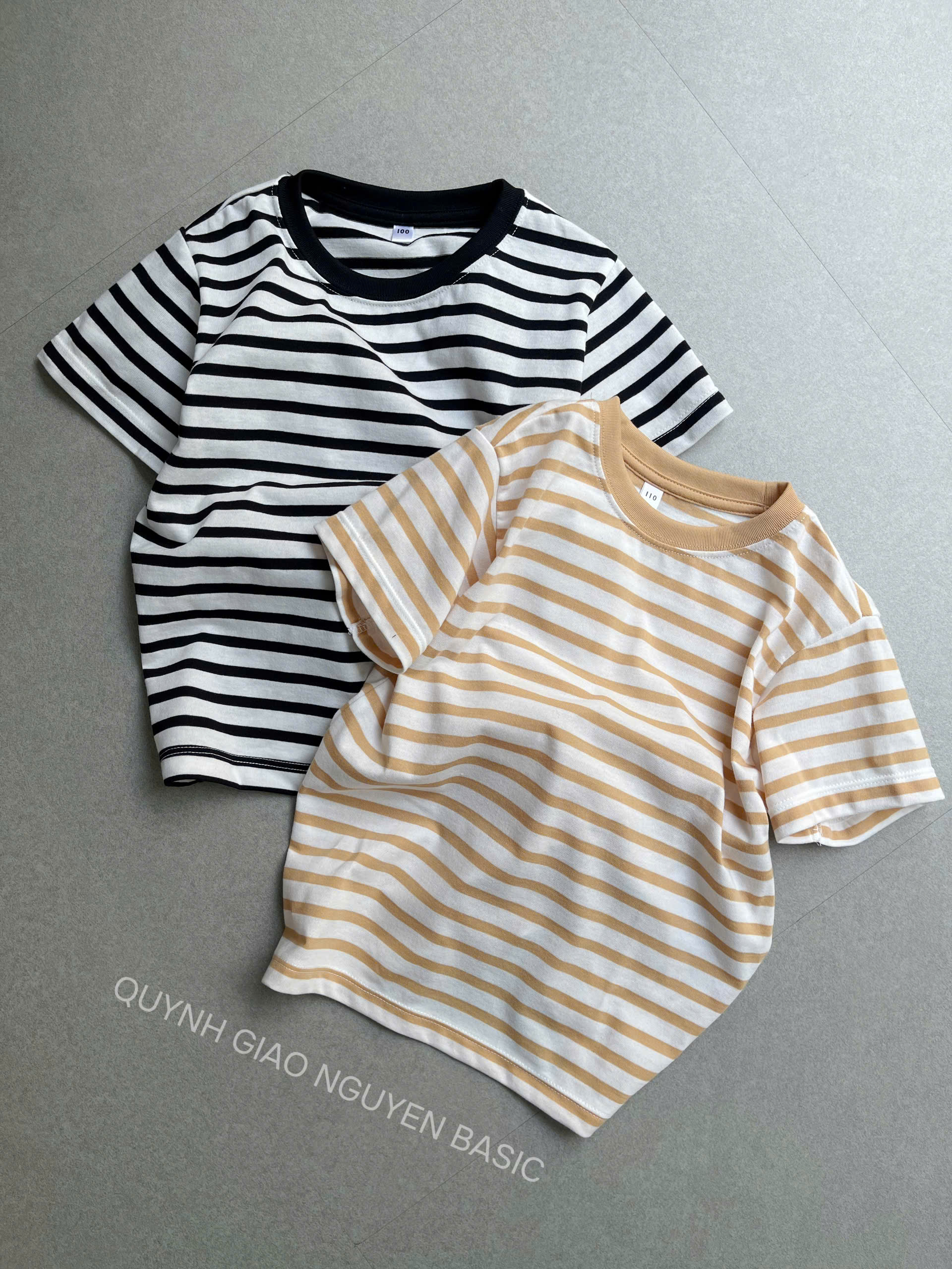 Set 3 áo sọc bé Cotton-Q ( NGẪU NHIÊN - Mua từ 2set sẽ trùng màu )_thumbnail_6