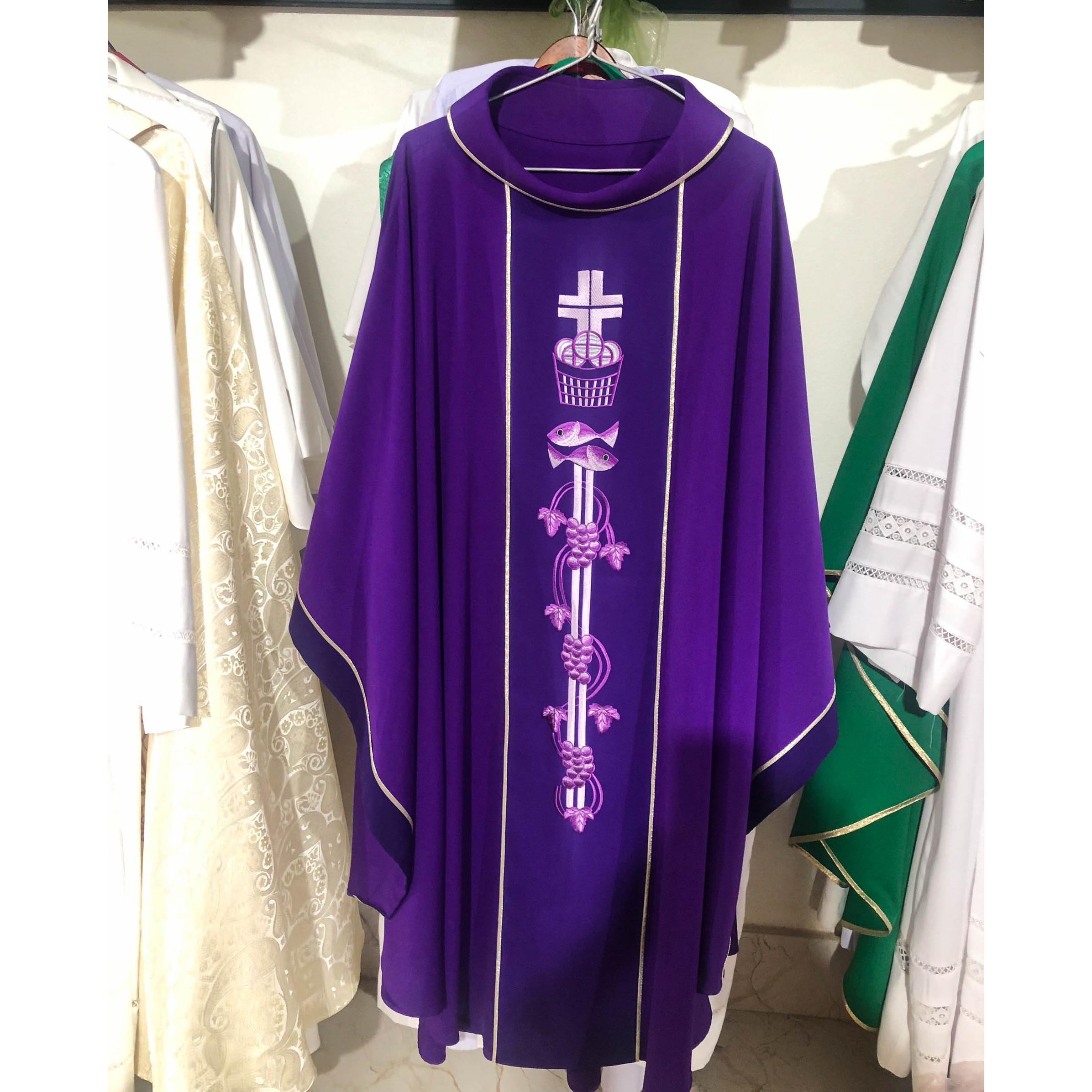 Áo lễ linh mục màu tím - Qùa tặng tân linh mục - Qùa tặng cha xứ