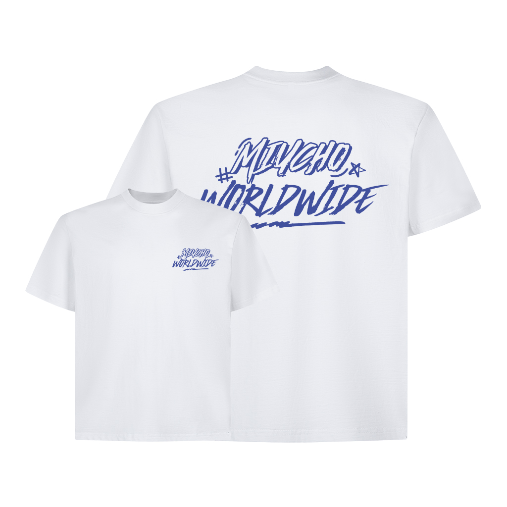 Áo phông nam world wide form boxy 2149 Miucho Club vải cotton 2c 250gsm cổ tròn đứng form in mix_thumbnail_12