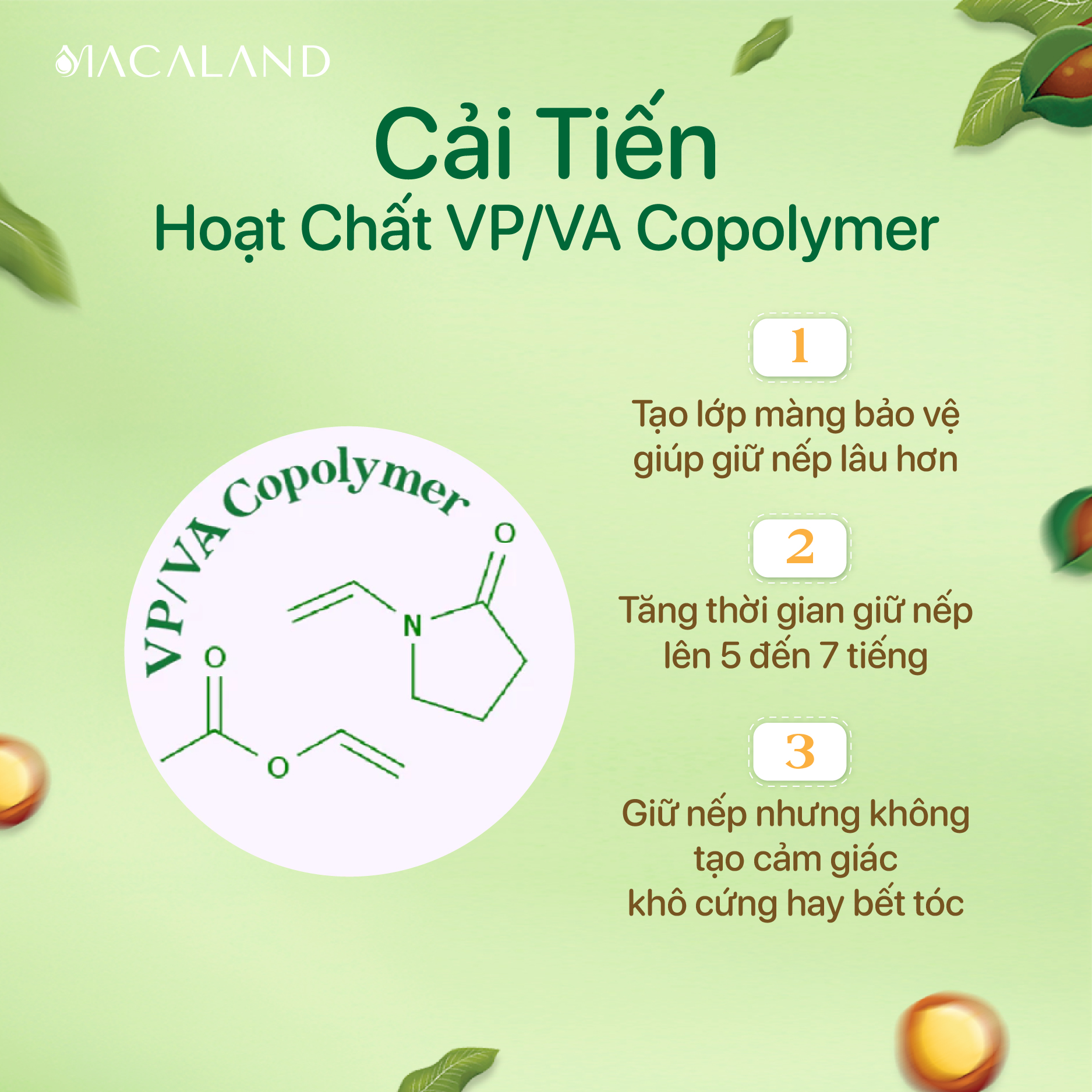 Xịt giữ nếp tạo kiểu và dưỡng tóc 3in1 100ml MACALAND hương nước hoa_thumbnail_2