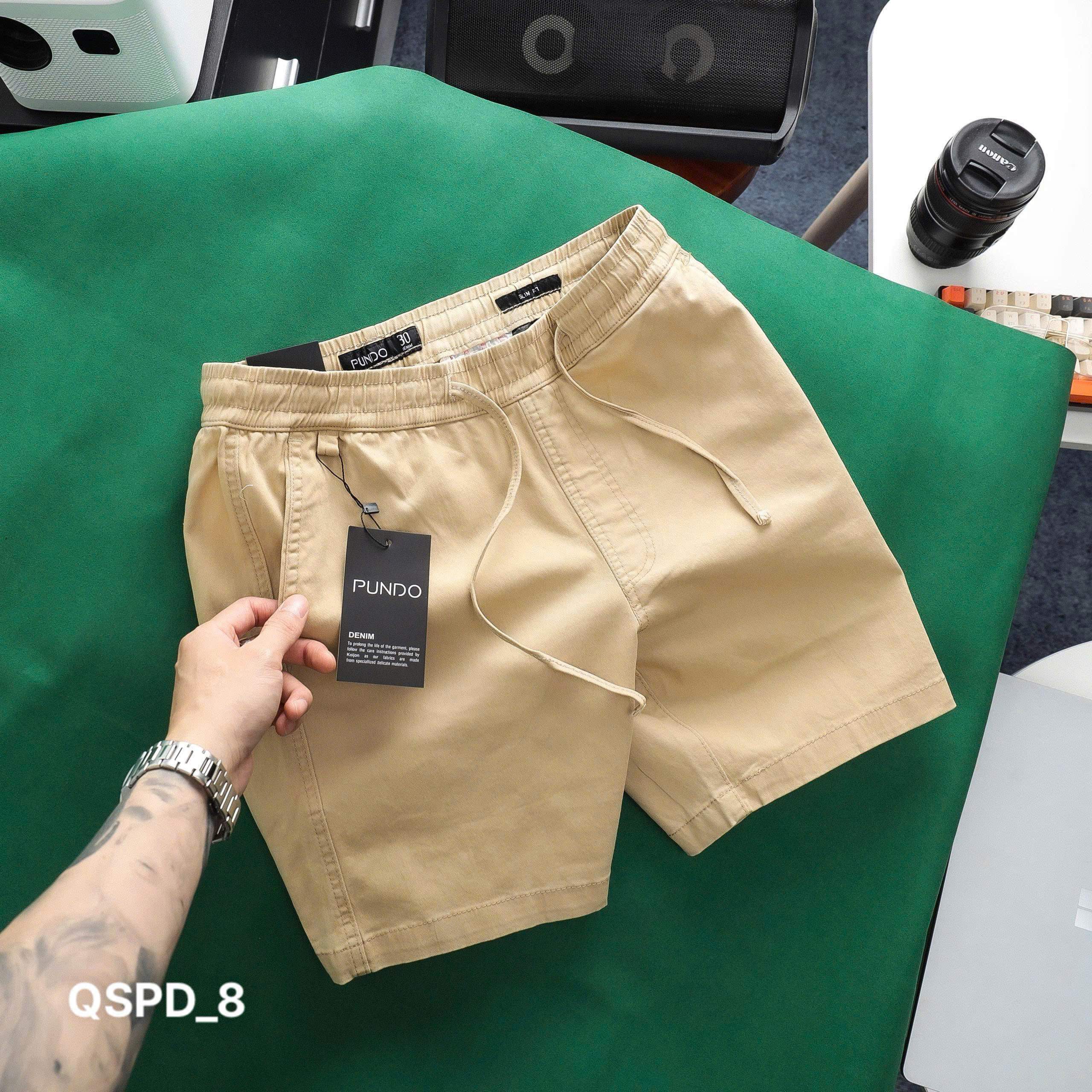 Quần short lưng thun nam ( ĐEN )_thumbnail_9