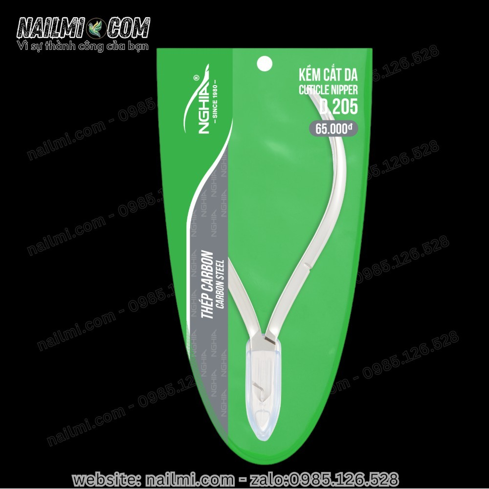 Kềm cắt da Kềm Nghĩa thép chuyên dụng D.205 Thép carbon, an toàn cho người dùng