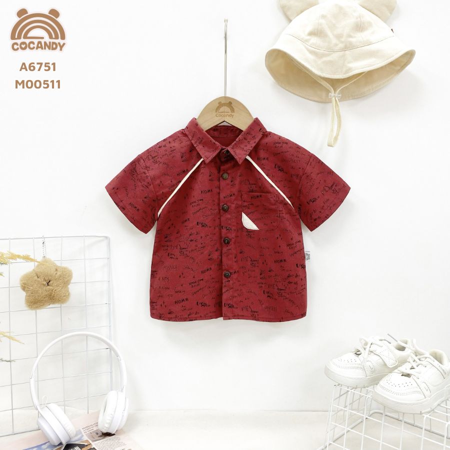 Áo cộc ĐỎ chữ phối TRẮNG_thumbnail_1