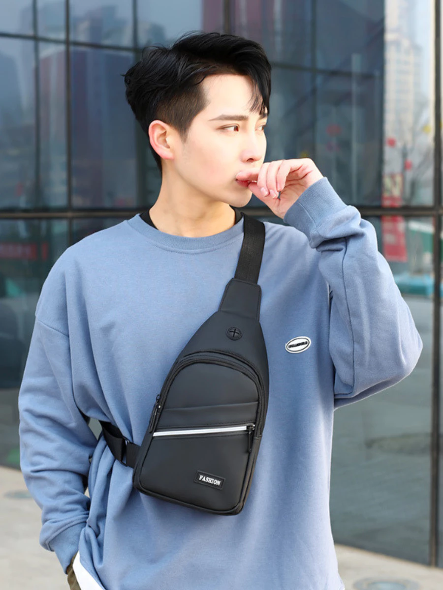 Túi đeo chéo nam mini chống nước thời trang Hàn Quốc đựng điện thoại đi chơi
