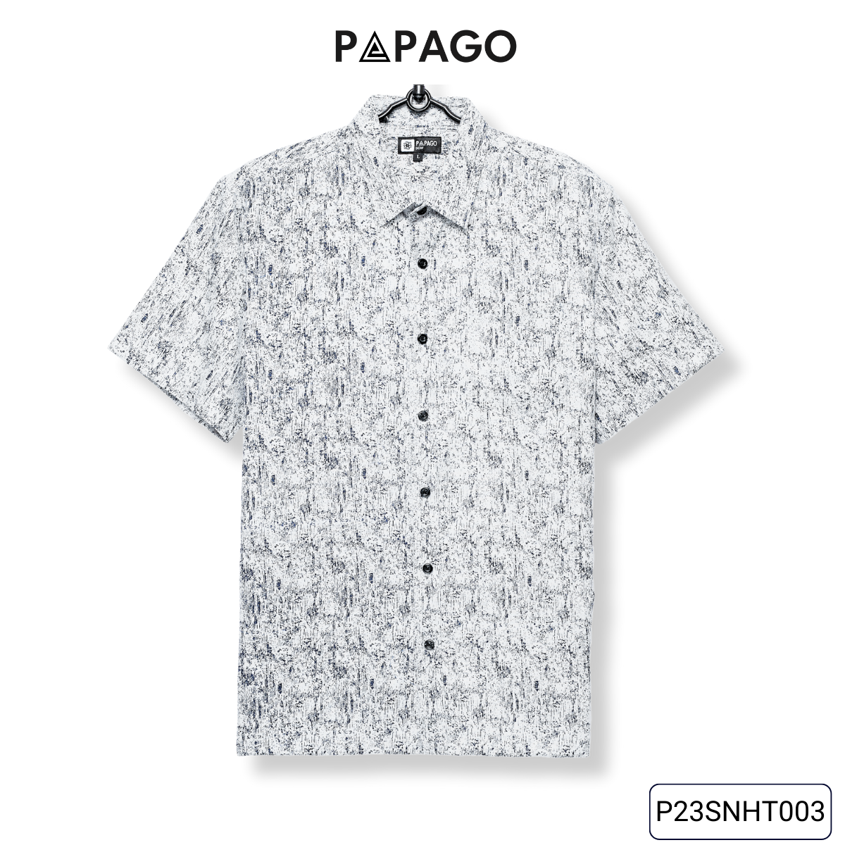 Áo sơ mi nam trung niên lai ngang PAPAGO vải xô đũi in họa tiết - P23SNHT003_thumbnail_16