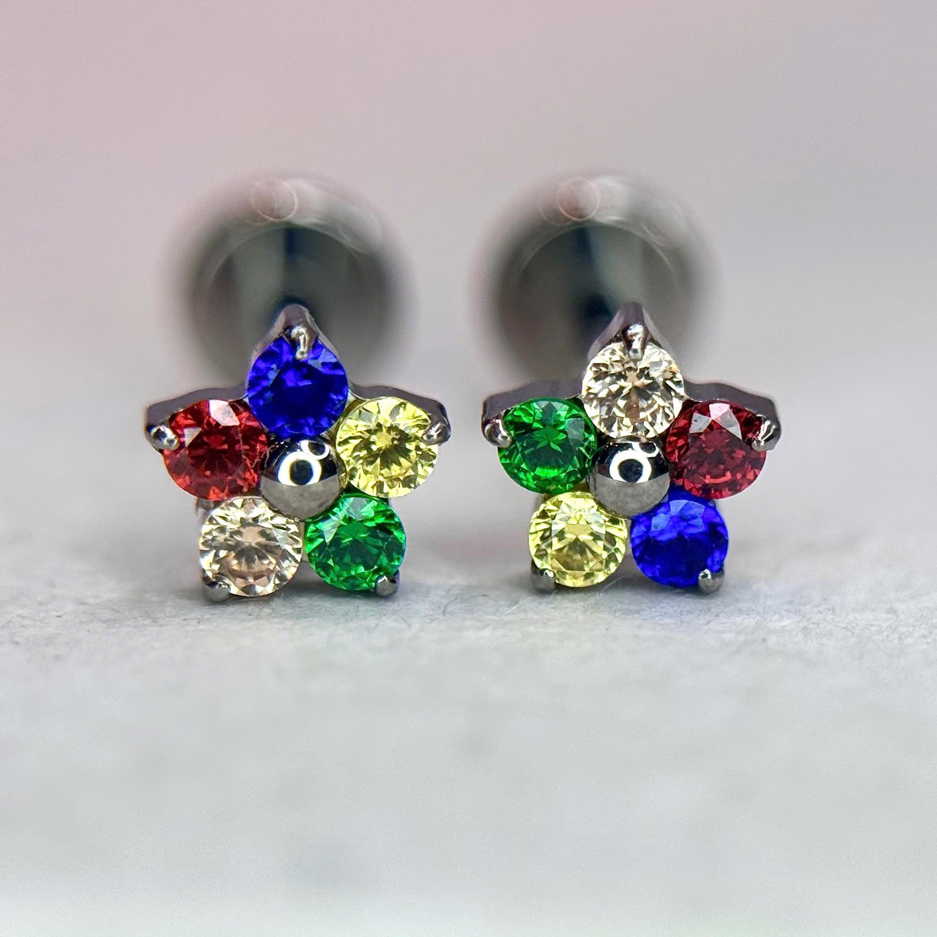 Khuyên kiểu titan hoa 5 cánh cầu vòng mini_thumbnail_2