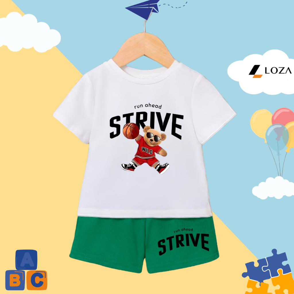 Bộ quần áo bé trai in hình 'Gấu Strive' - Loza Kids SB285_thumbnail_7
