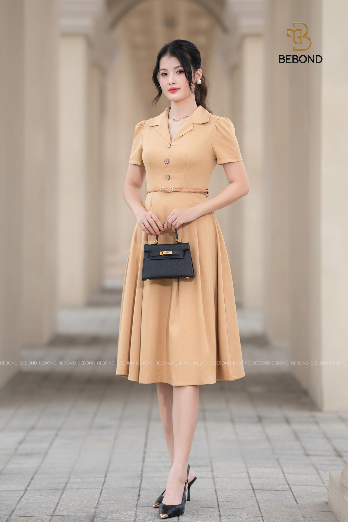 Đầm kiểu JENNIFER màu BE