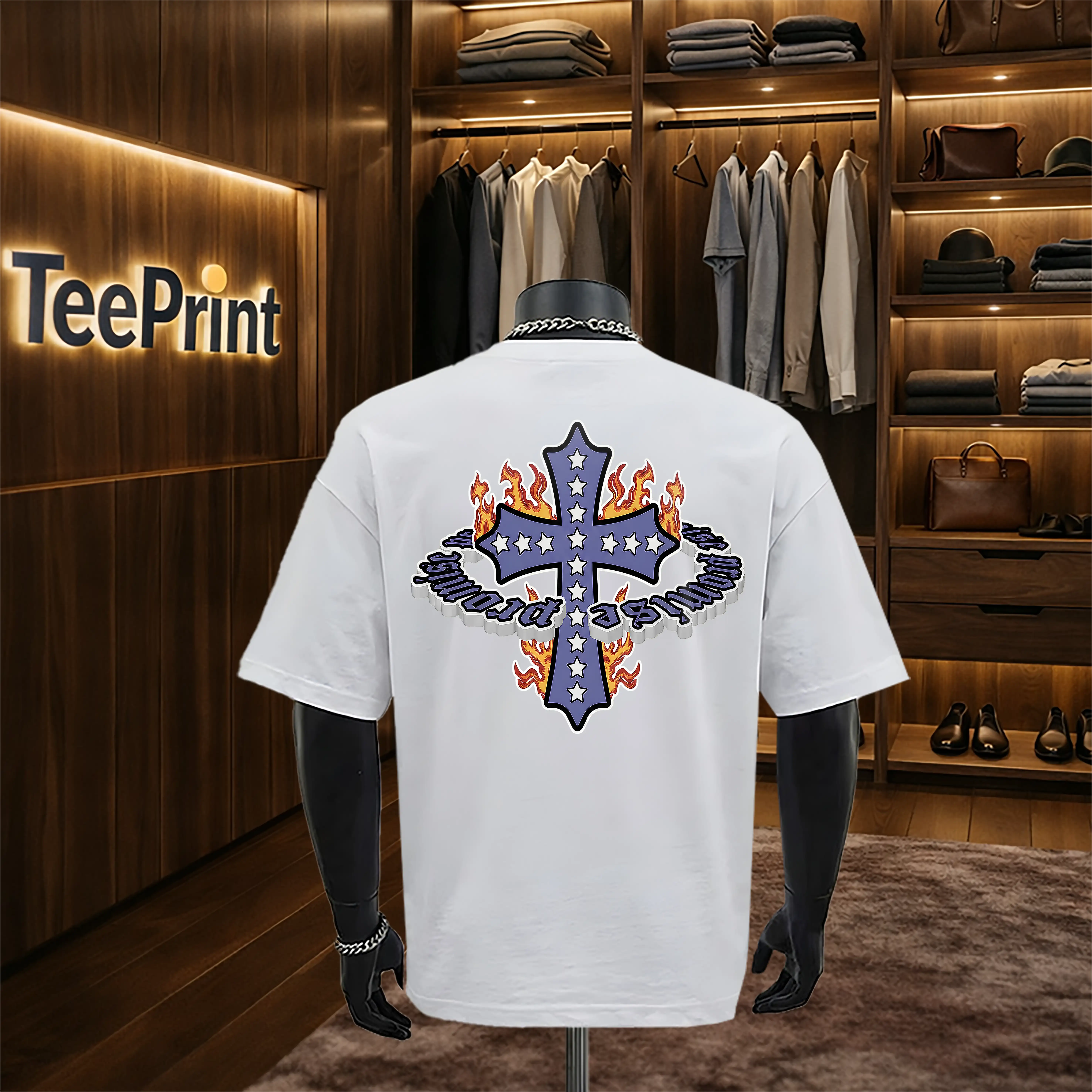 Áo thun nam cá tính form rộng TeePrint 3241_thumbnail_3